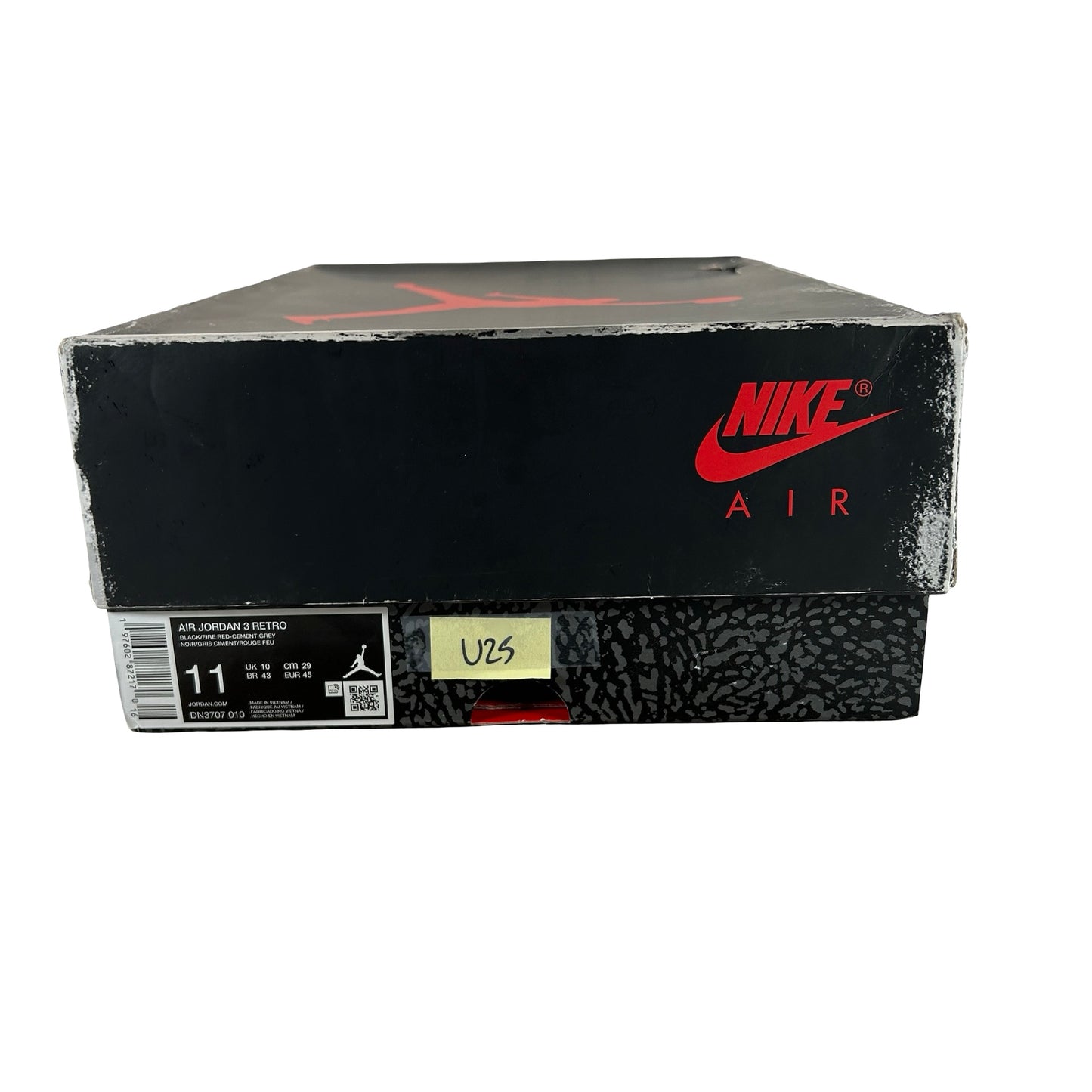 DN3707 010 Jordan 3 Retro OG Black Cement (2024) [USED] - 11 M (Used25)