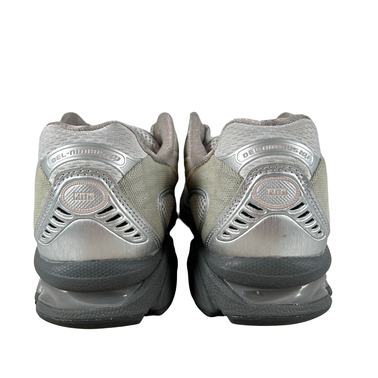 1203A723 100 ASICS Gel-Nimbus 10.1 Kith White Morganite [USED] - 7 M (Used)