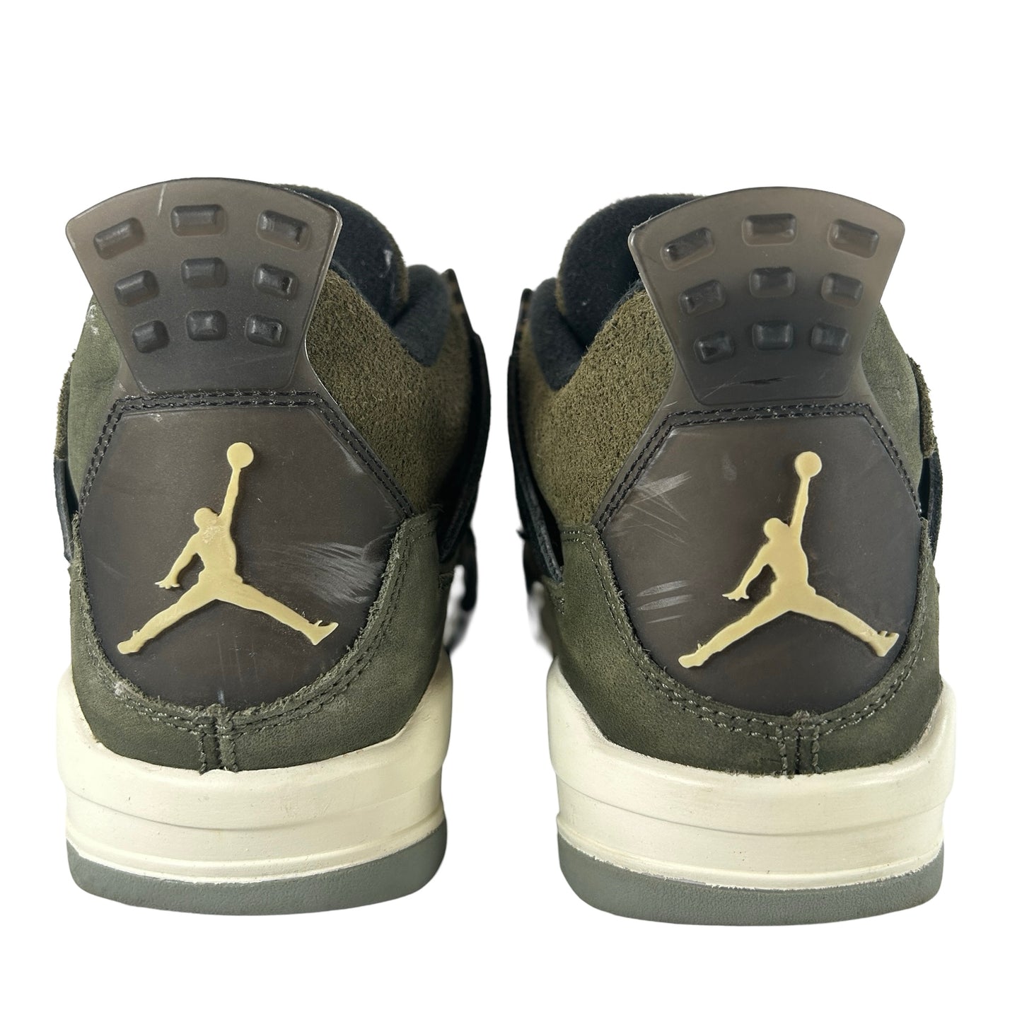 FB9928 200 Jordan 4 Retro SE Craft Medium Olive (GS) [USED] - 6 Y (Used)