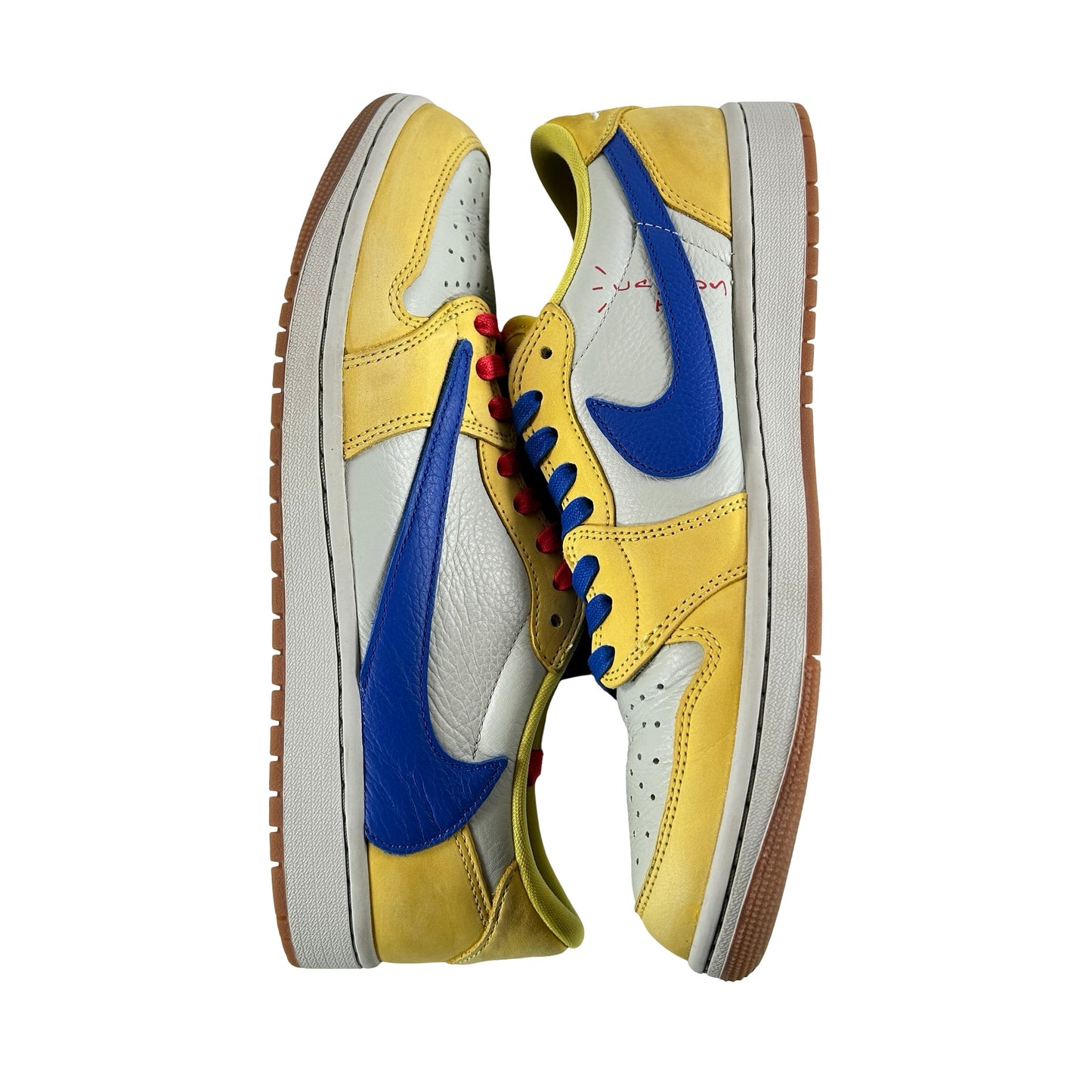 DZ4137 700 Jordan 1 Retro Low OG SP Travis Scott Canary (Women's) [USED] - 12 W (Used2)