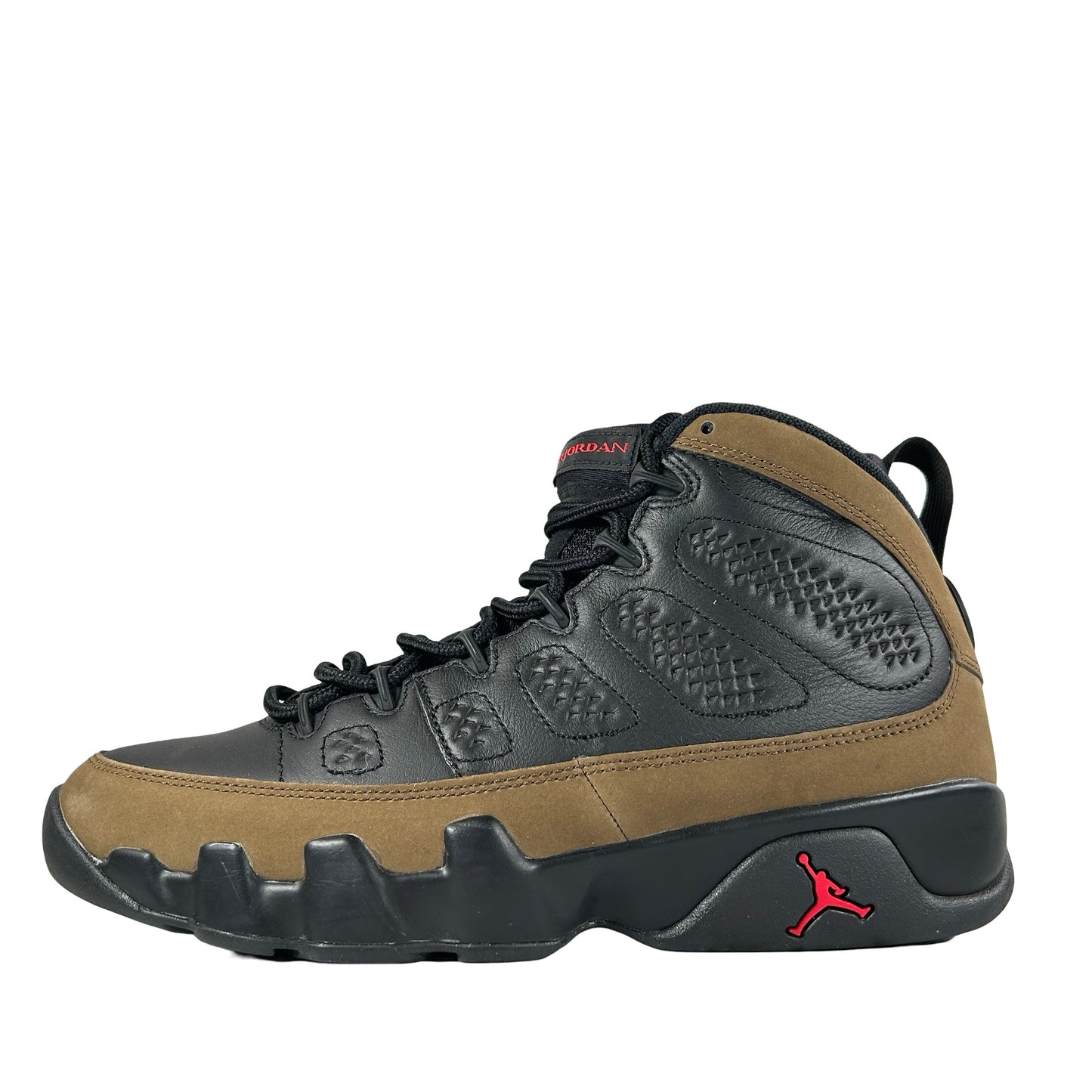 HV4794 030 Air Jordan 9 Retro Olive (2024) [USED] - 8 M (Used) (No Box)