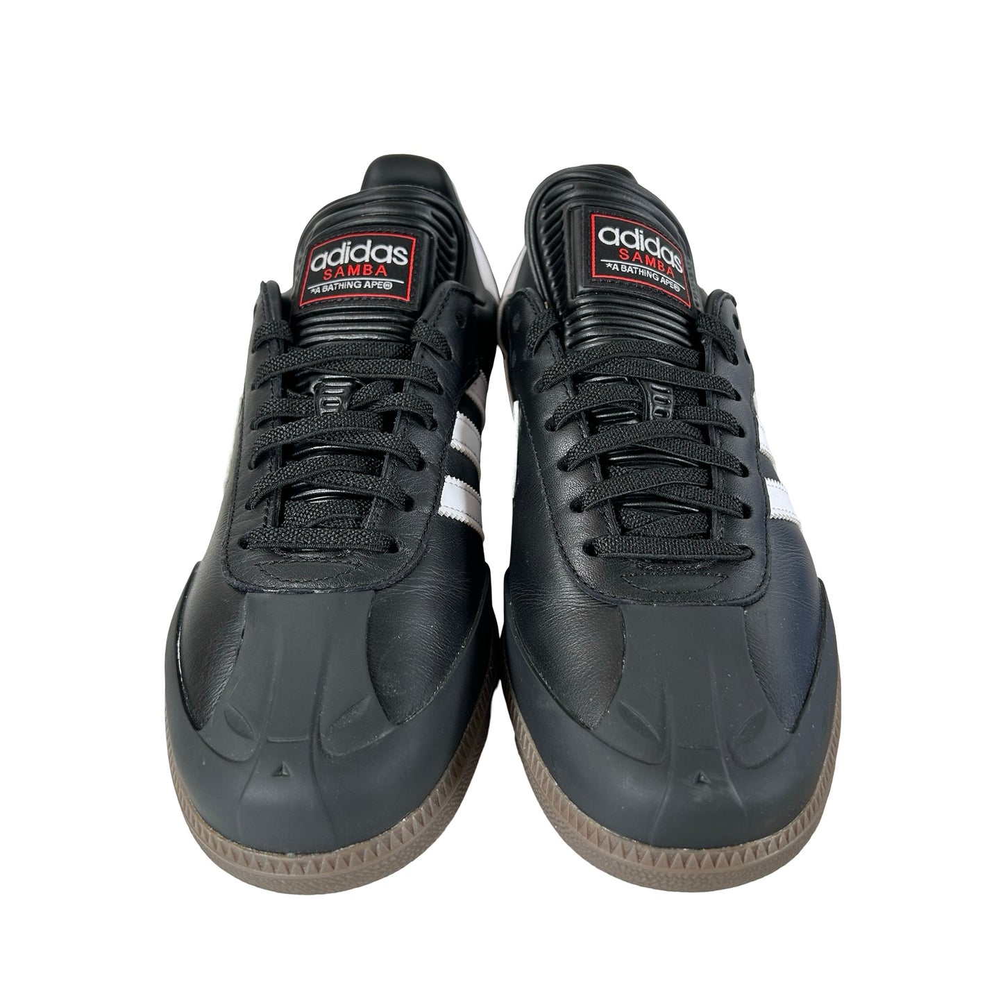 JR9246 adidas Samba Bape Black White Gum [USED] - 9 M (Used)