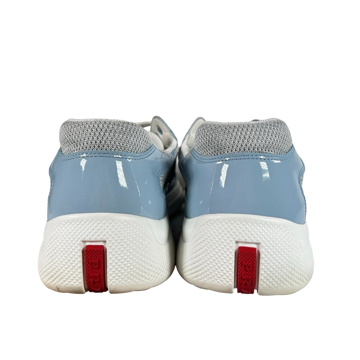 3E6420ASZF0076FB025 Prada America's Cup Biker Fabric Sneakers Light Blue [USED] - PRADA 8.5 / 9.5 US M (Used)