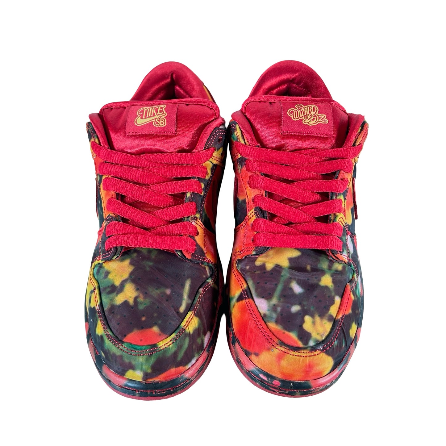 FZ1291 600 Nike SB Dunk Low The Wizard of Oz Poppy Field [USED] - 6.5 M (Used)