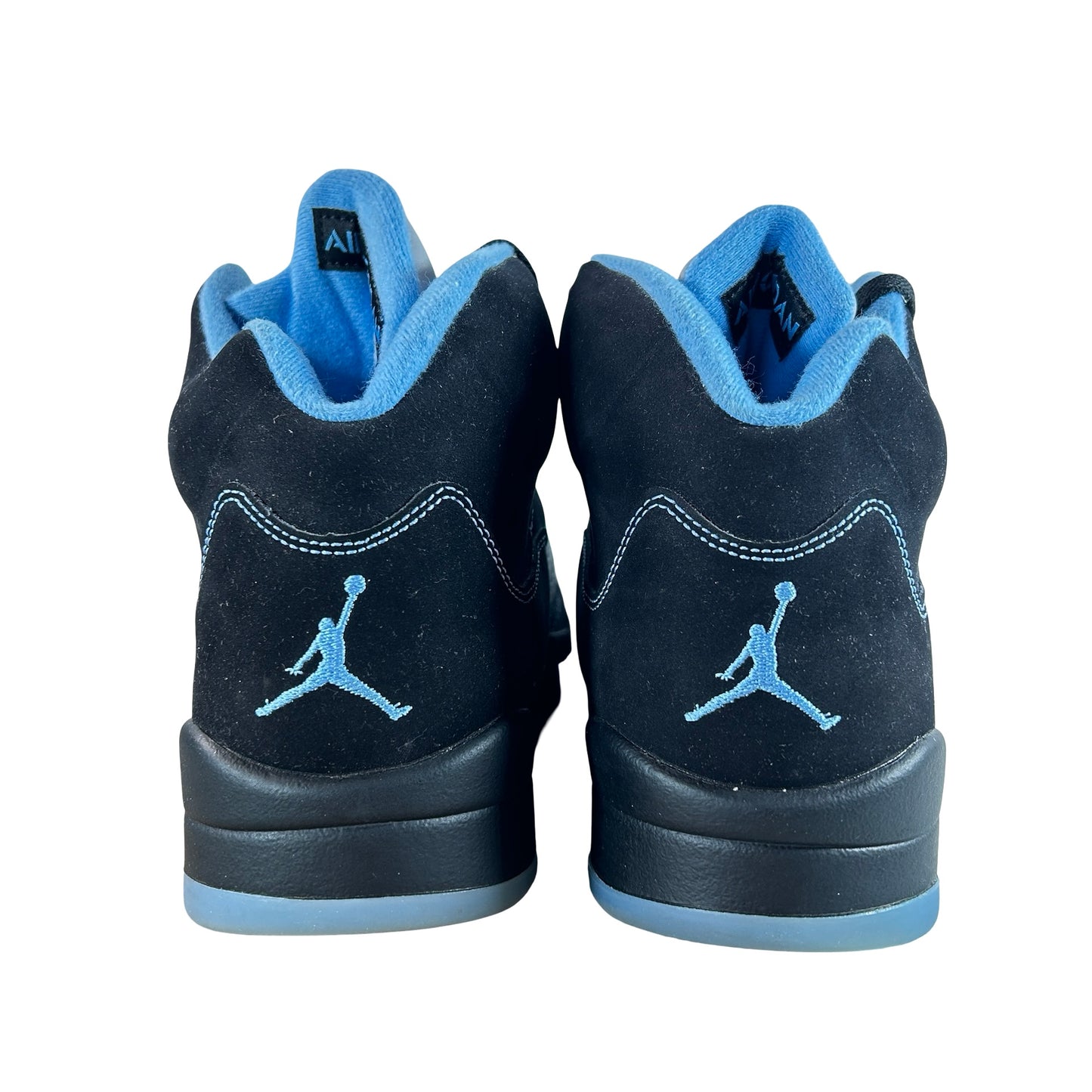 DD0587 008 Air Jordan 5 Retro Black University Blue (2026) [USED] - 9.5 M (Used)
