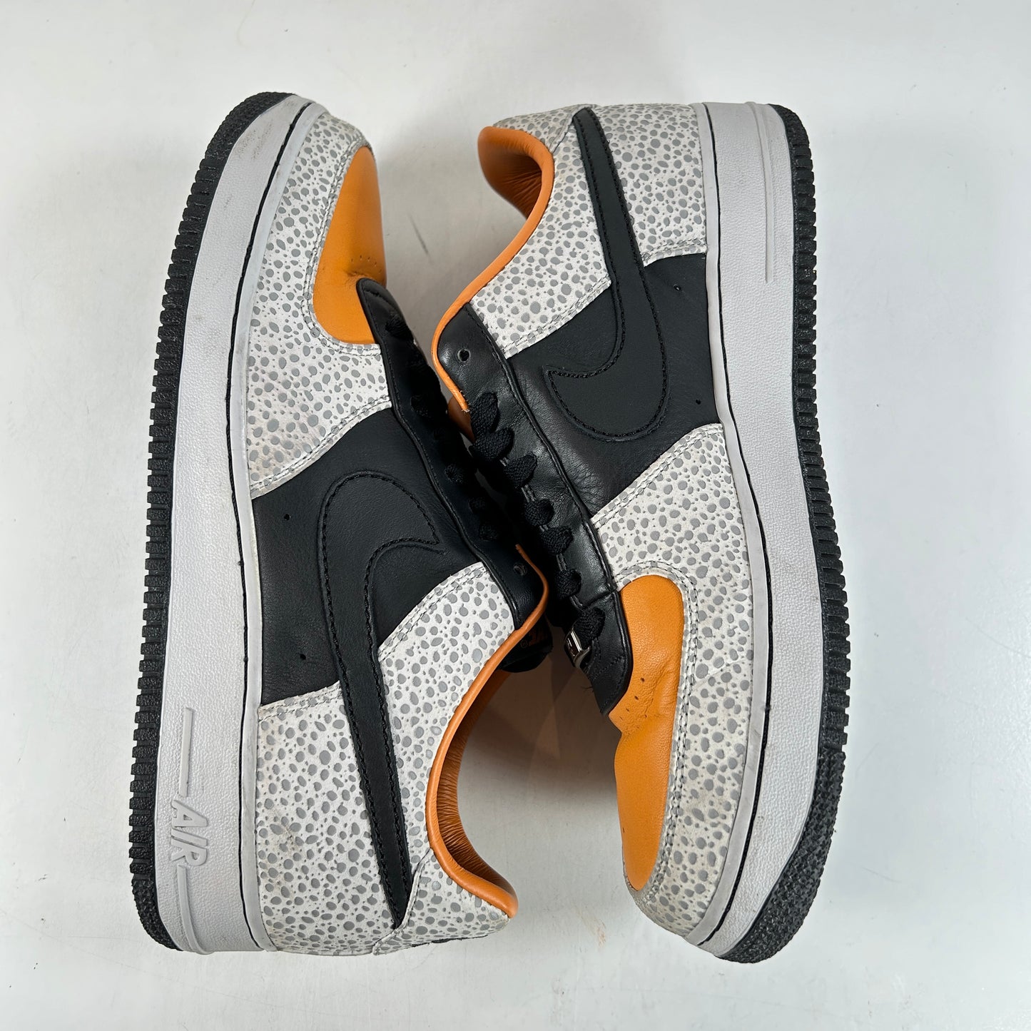 318776 801 Nike Air Force 1 Low Supreme Safari [USED] - 11 M (Used) (No Box)