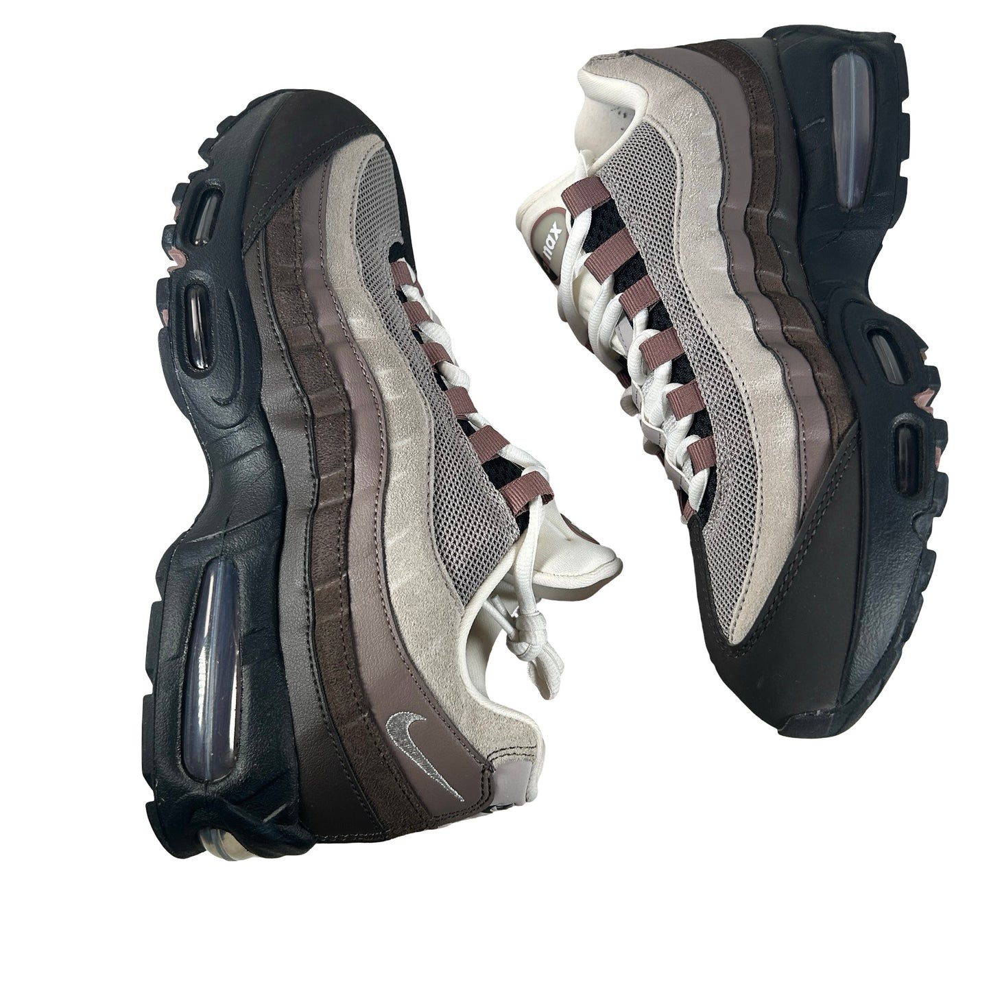 IB6396 200 Nike Air Max 95 OG Big Bubble Velvet Brown (W [USED] - 11 W (Used) (No Box)