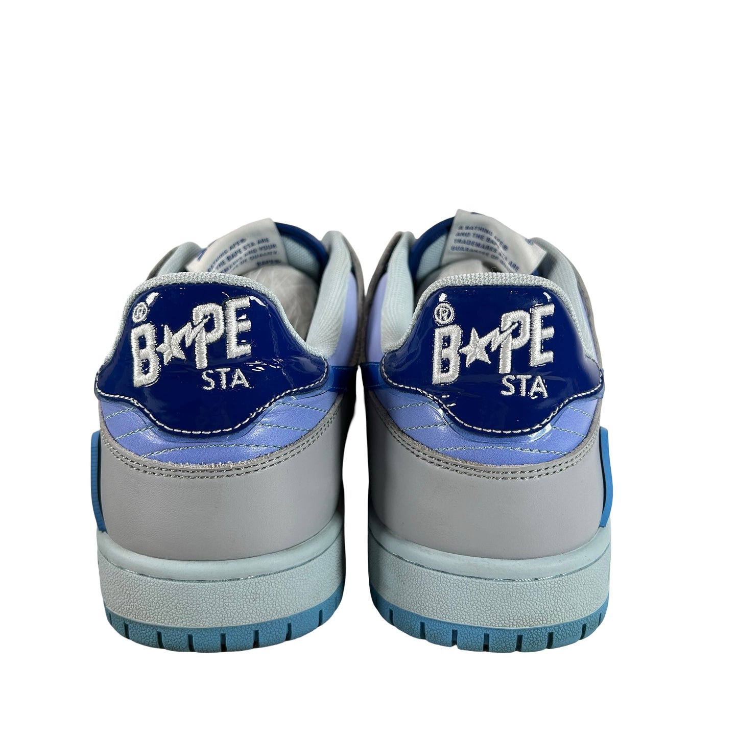 1I30191003 A Bathing Ape Bape SK8 Sta Blue White [USED] - 9.5 M (Used)