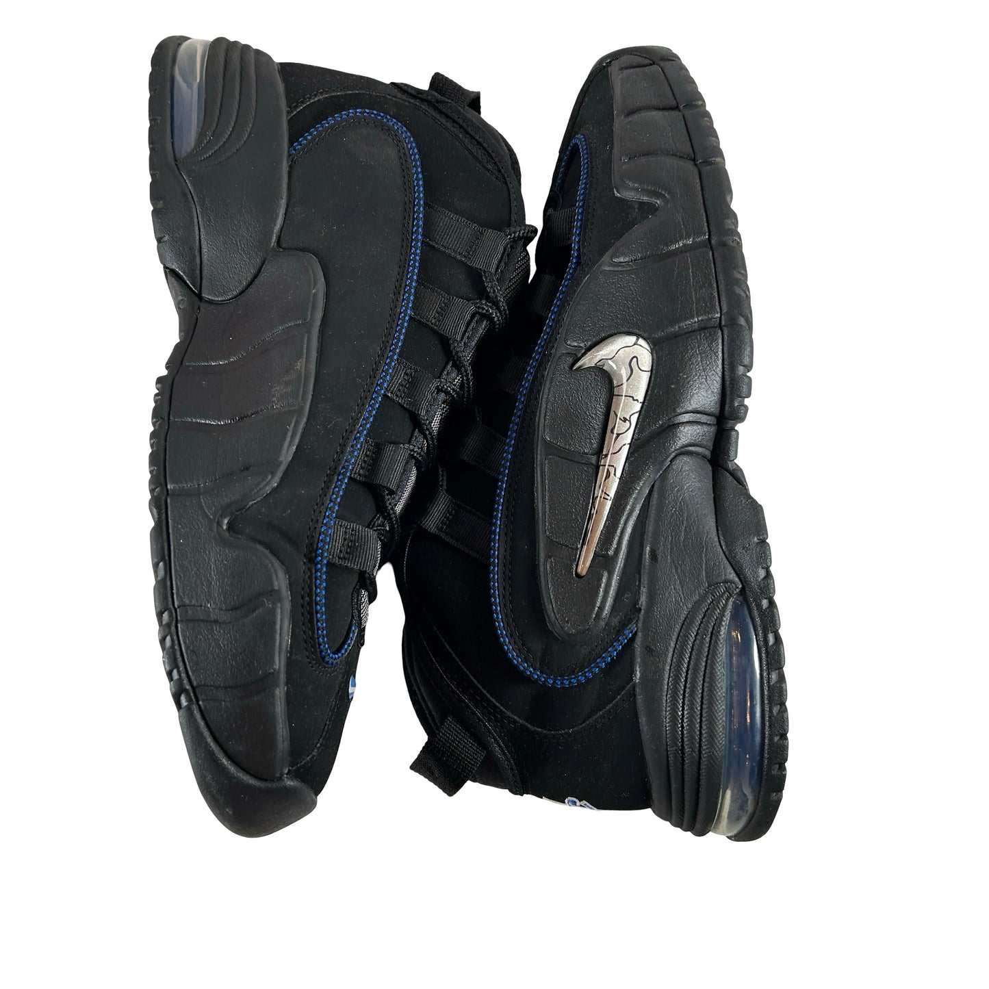 DN2487 002 Nike Air Max Penny 1 All-Star Black Metallic Silver [USED] - 10.5 M (Used)