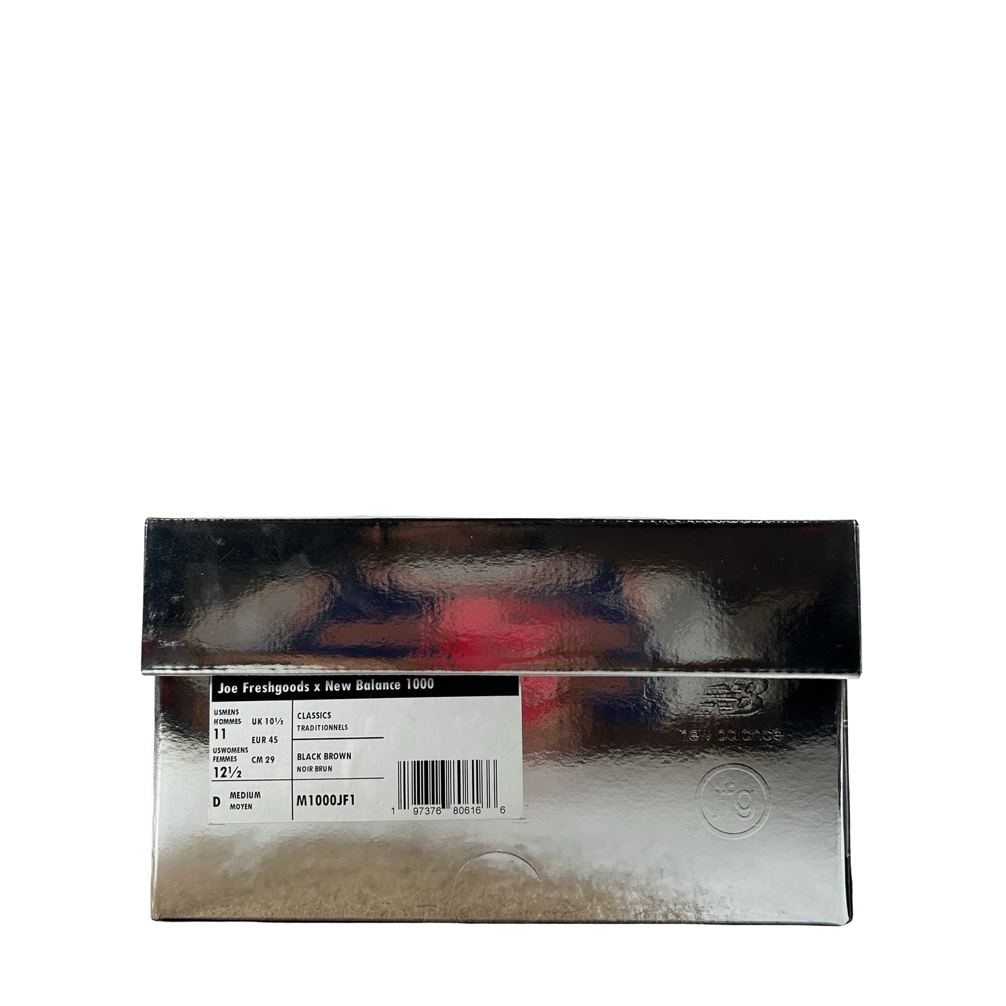 M1000JF1 New Balance 1000 Joe Freshgoods When Things Were Pure Black Ice [USED] - 11 M (Used)