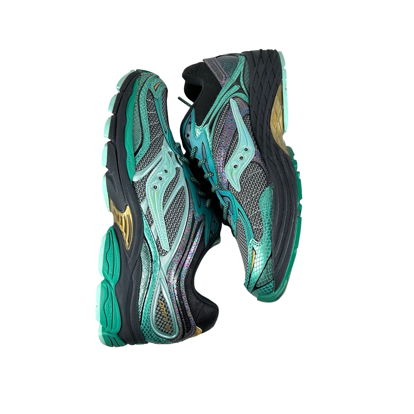 S70934 2 Saucony ProGrid Omni 9 Glowaconstrictor Green [USED] - 9 M (Used) (No Box) (No Insoles)