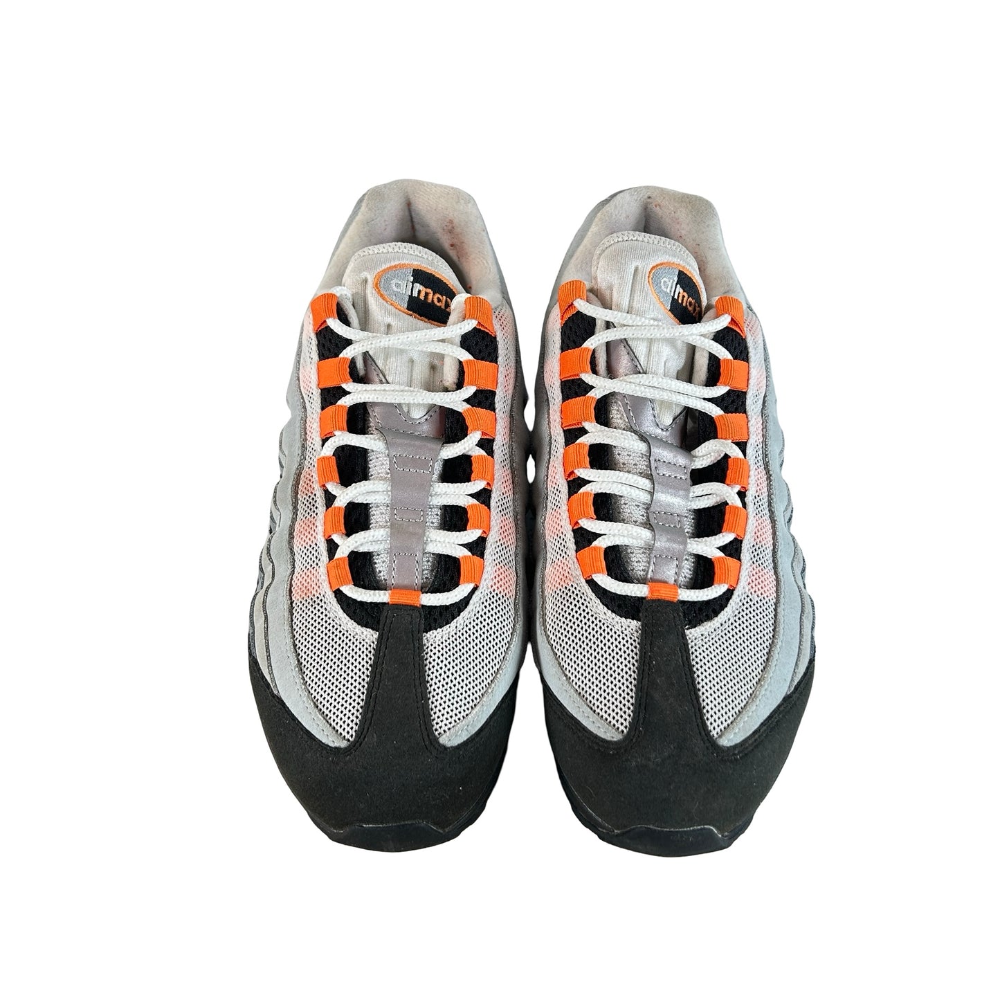 HM4740 101 Nike Air Max 95 OG Big Bubble Bright Mandarin 2.0 (2025) [USED] - 8.5 M (Used) (No Box) (No Insoles)