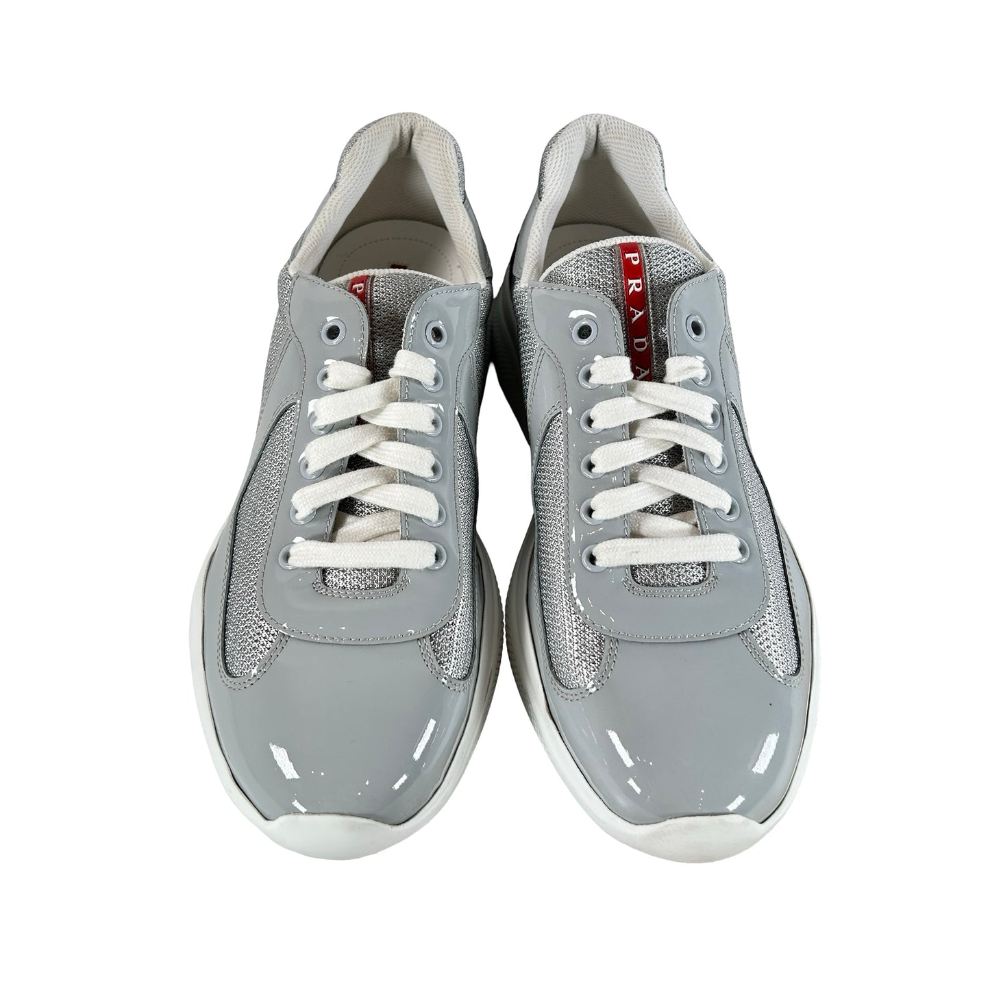 4E3400 ASZ F0I79 F G000 Prada America's Cup Pearl Silver [USED] - Prada 7 (Used) (No Box)