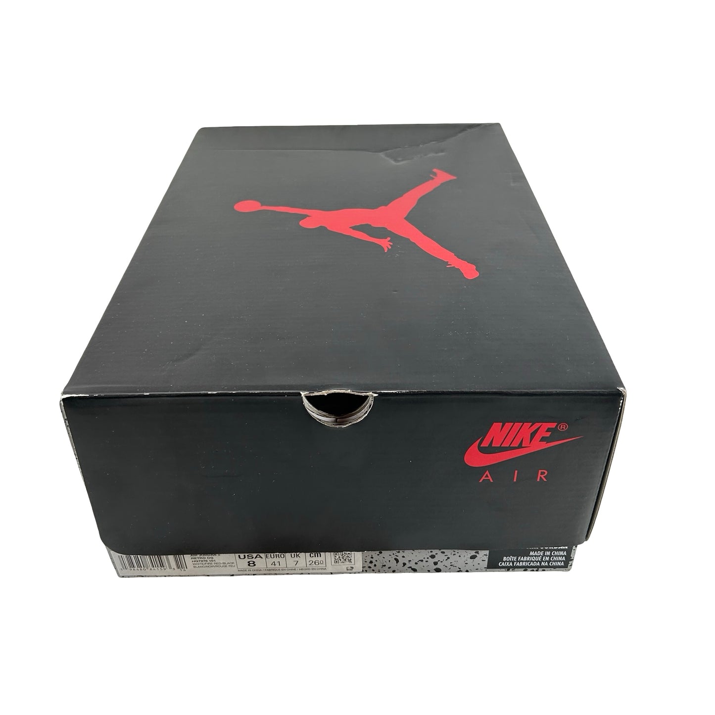 HQ7978 101 Jordan 5 Retro Fire Red Black Tongue (2025) [USED] - 8 M (Used)