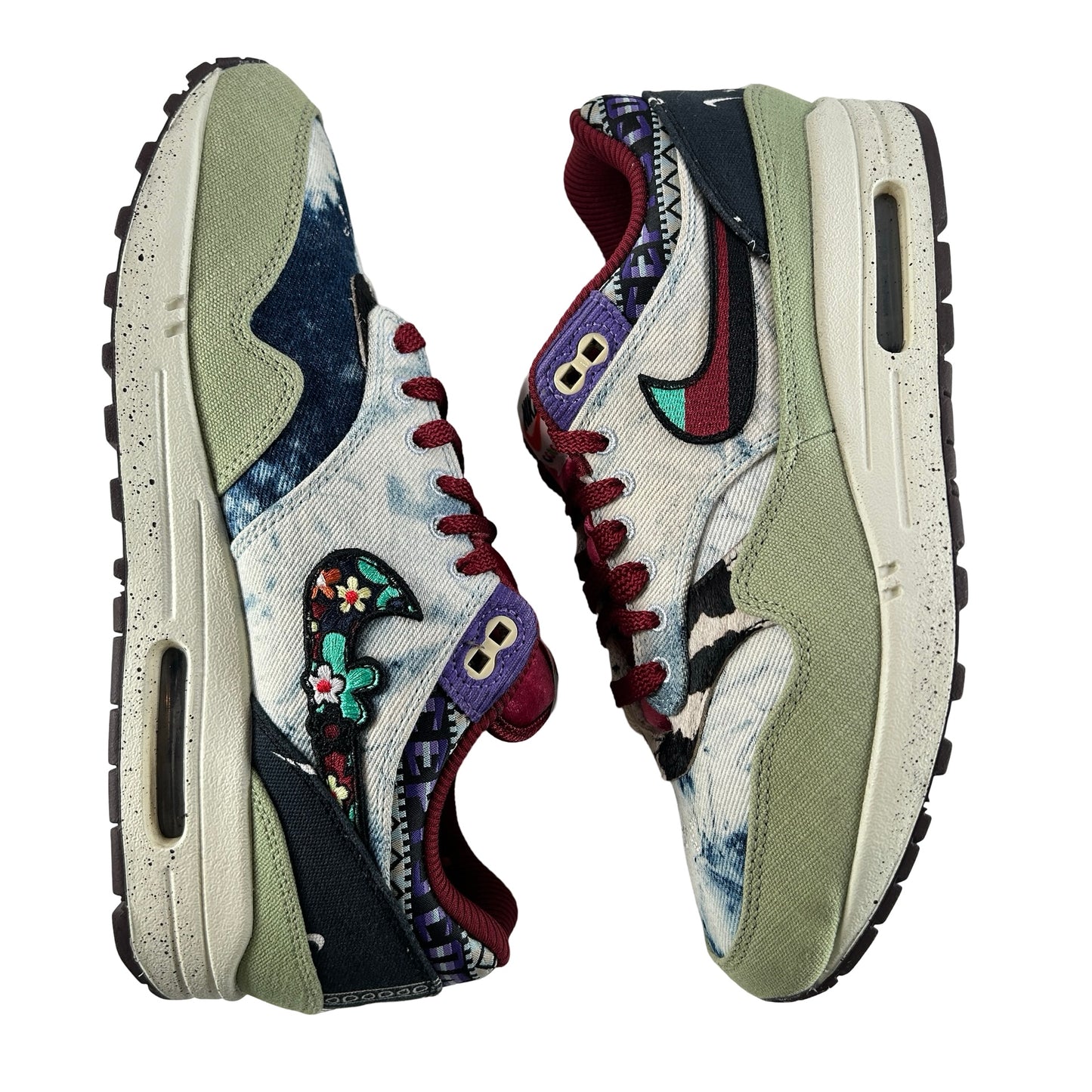 DN1803 300 Nike Air Max 1 Concepts Denim Oliva Lona