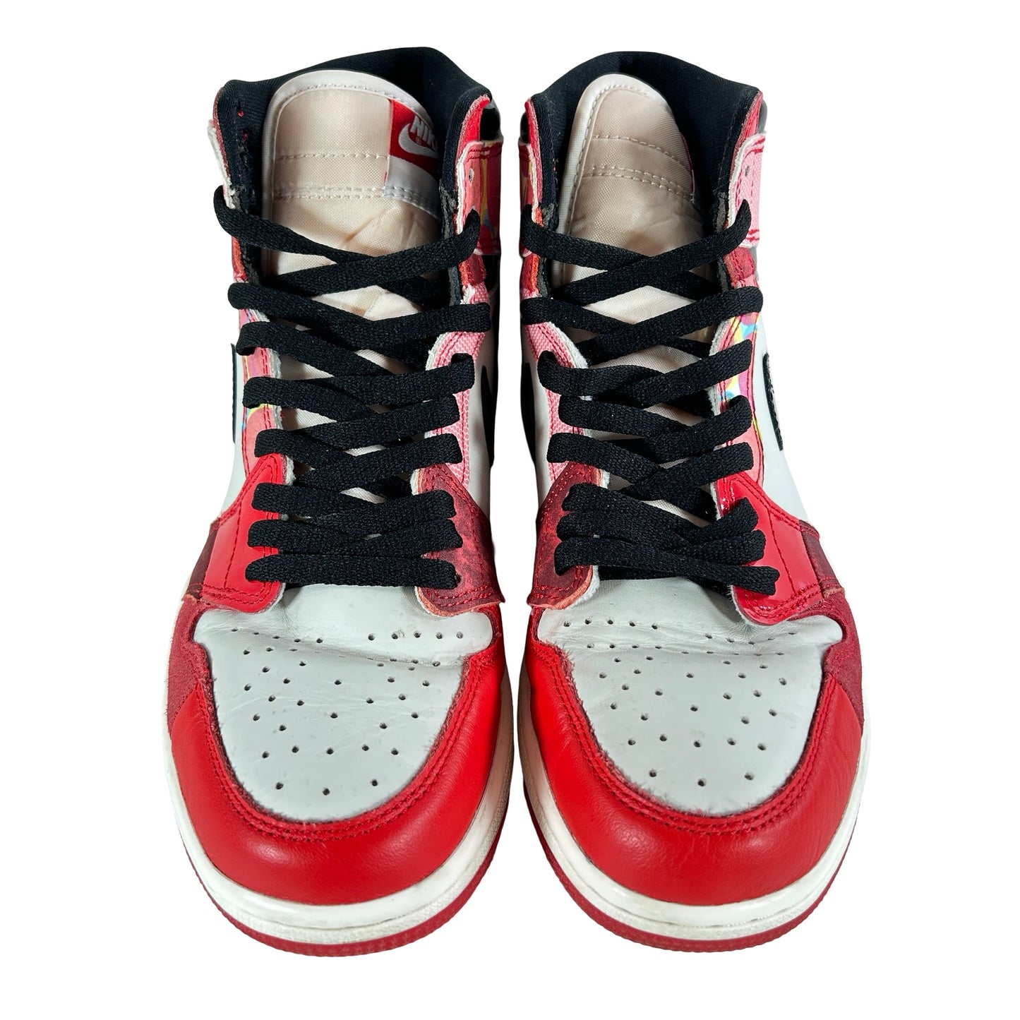 DV1748 601 Jordan 1 Retro High OG Spider-Man Across the Spider-Verse [USED] - 8 M (Used) (No Box)