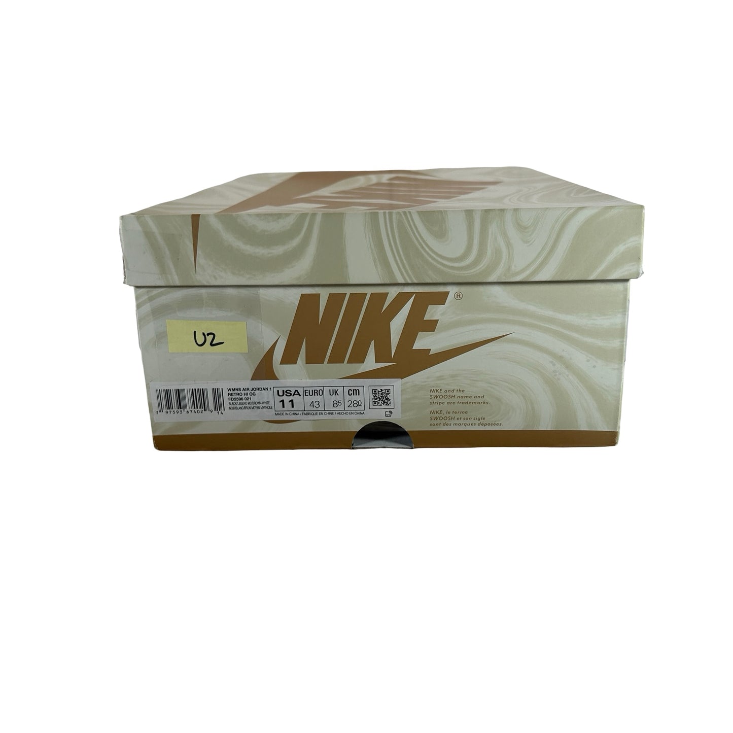 FD2596 021 Jordan 1 Retro High OG Latte (Women's) [USED] - 11 W (Used2)