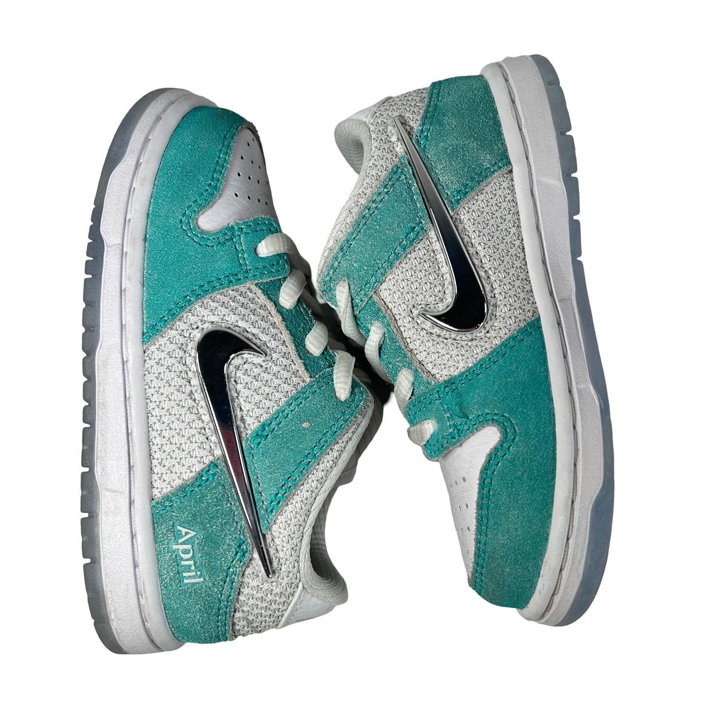 FZ6107 300 Nike SB Dunk Low April Skateboards (TD) [USED] - 8 C (VNDS)