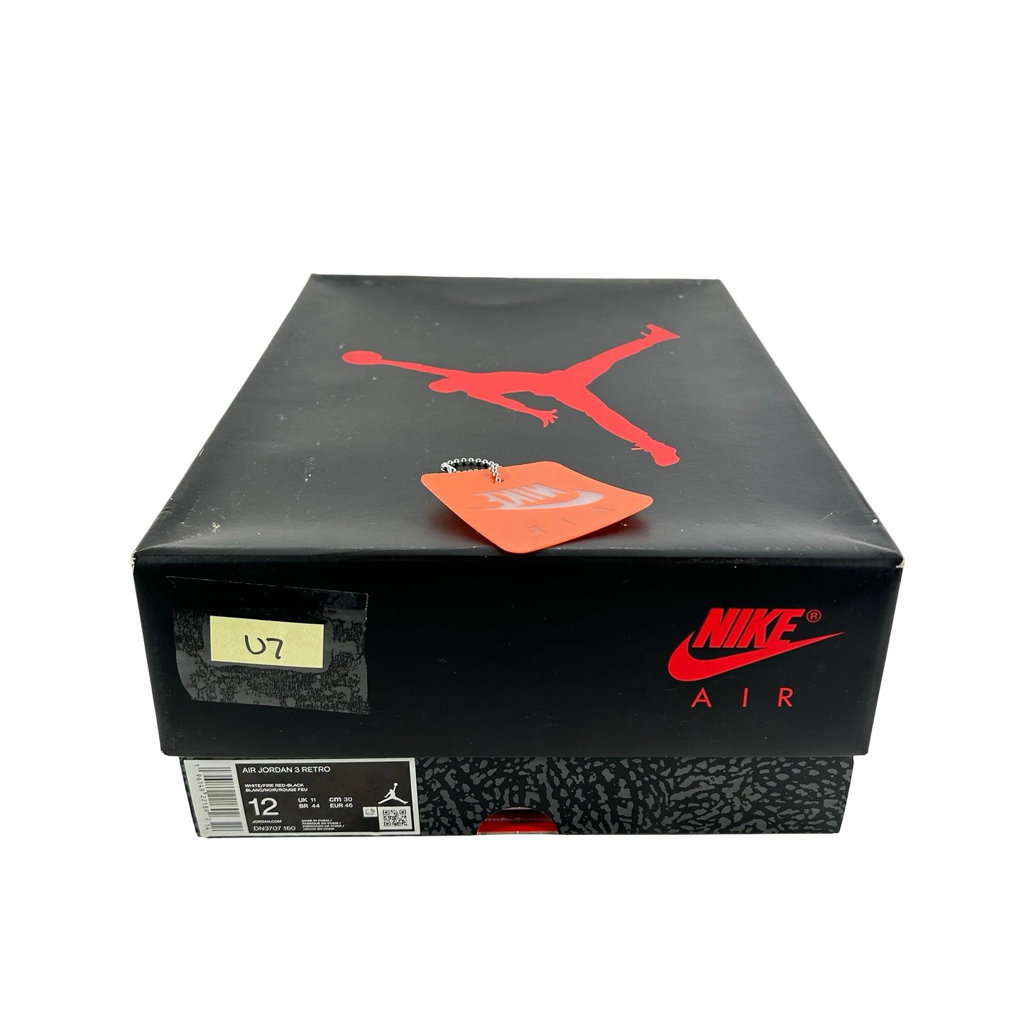 DN3707 160 Jordan 3 Retro Fire Red (2022) [USED] - 12 M (Used7)
