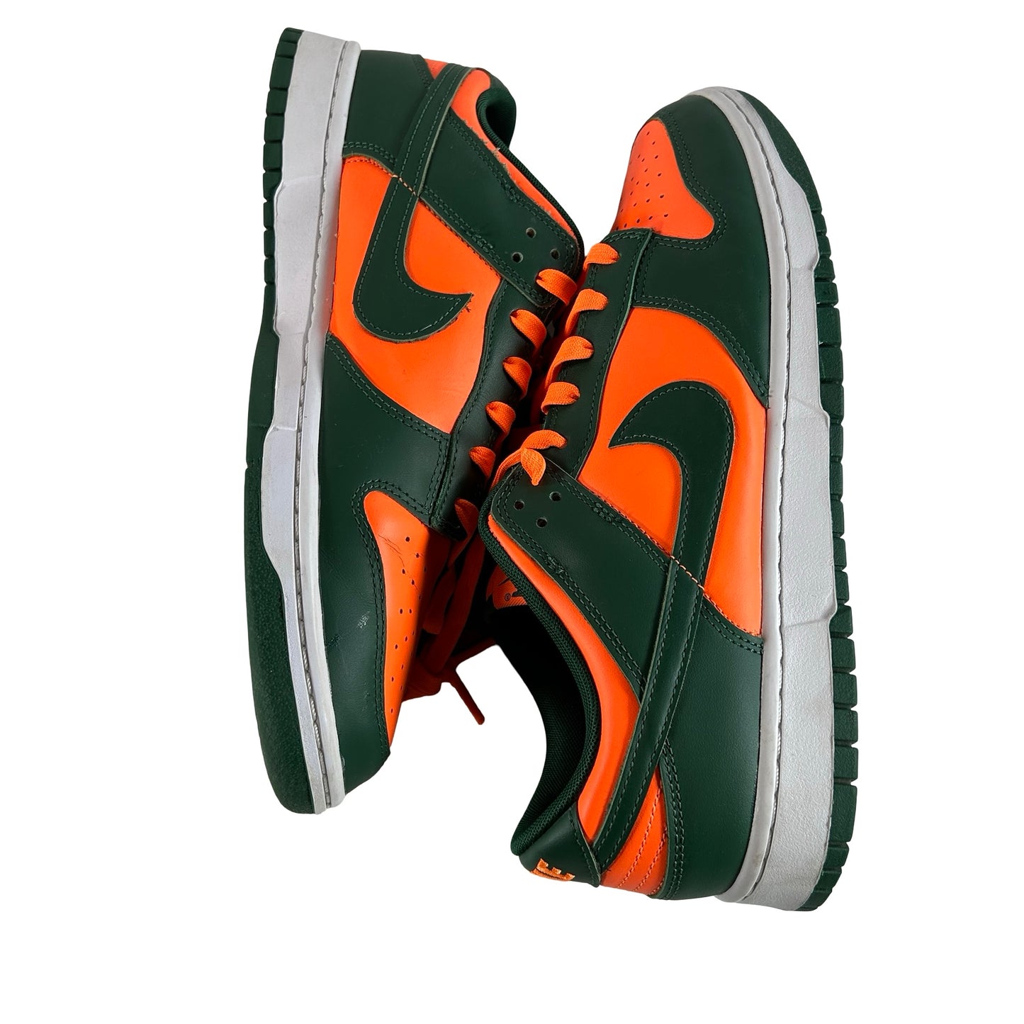 DD1391 300 Nike Dunk Low Retro Miami Hurricanes [USED] - 12 M (Used3)