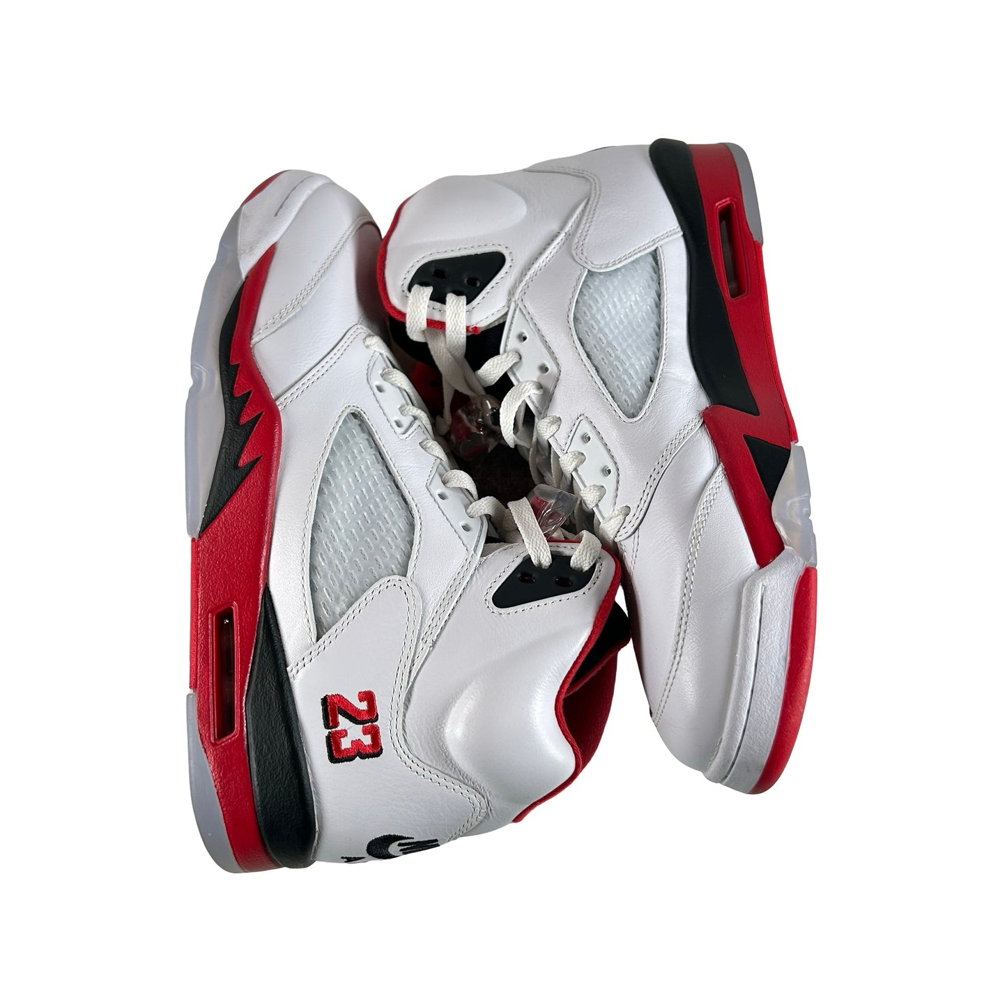 HQ7978 101 Jordan 5 Retro Fire Red Black Tongue (2025) [USED] - 10.5 M (Used) (No Box)