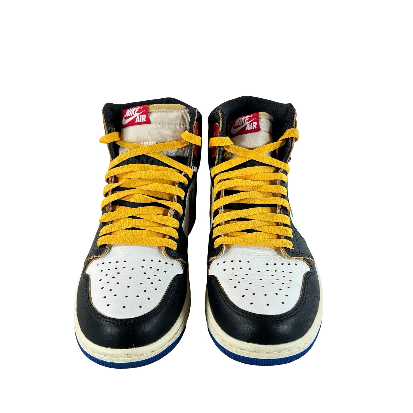 IO7847 002 Jordan 1 Retro High OG SP Fragment x Union LA Varsity Red Sport Royal [USED] - 10 M (Used)