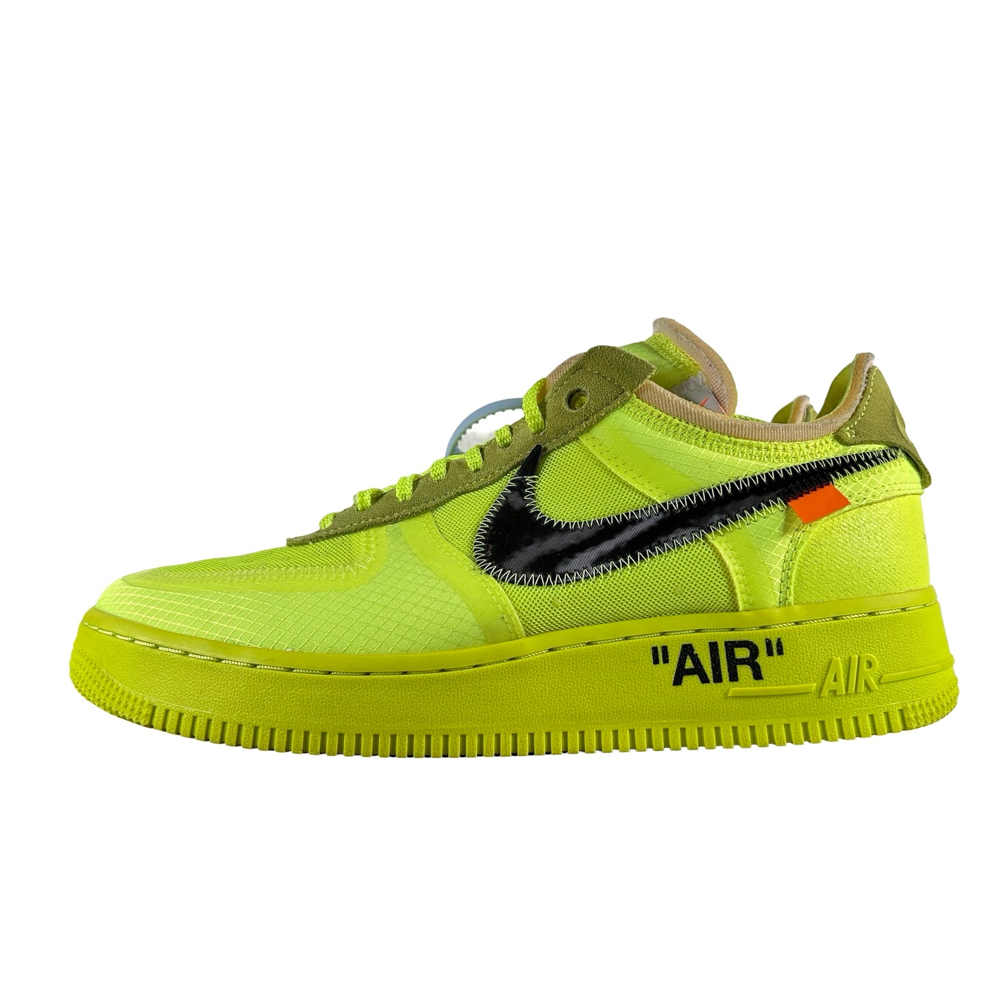 AO4606 700 Nike Air Force 1 Low Off-White Volt [USED] - 9 M (Used4)