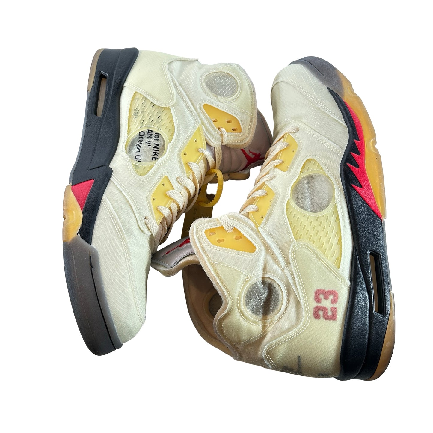 DH8565 100 Jordan 5 Off-White Sail [USED] - 14 M (Used) (No Label)