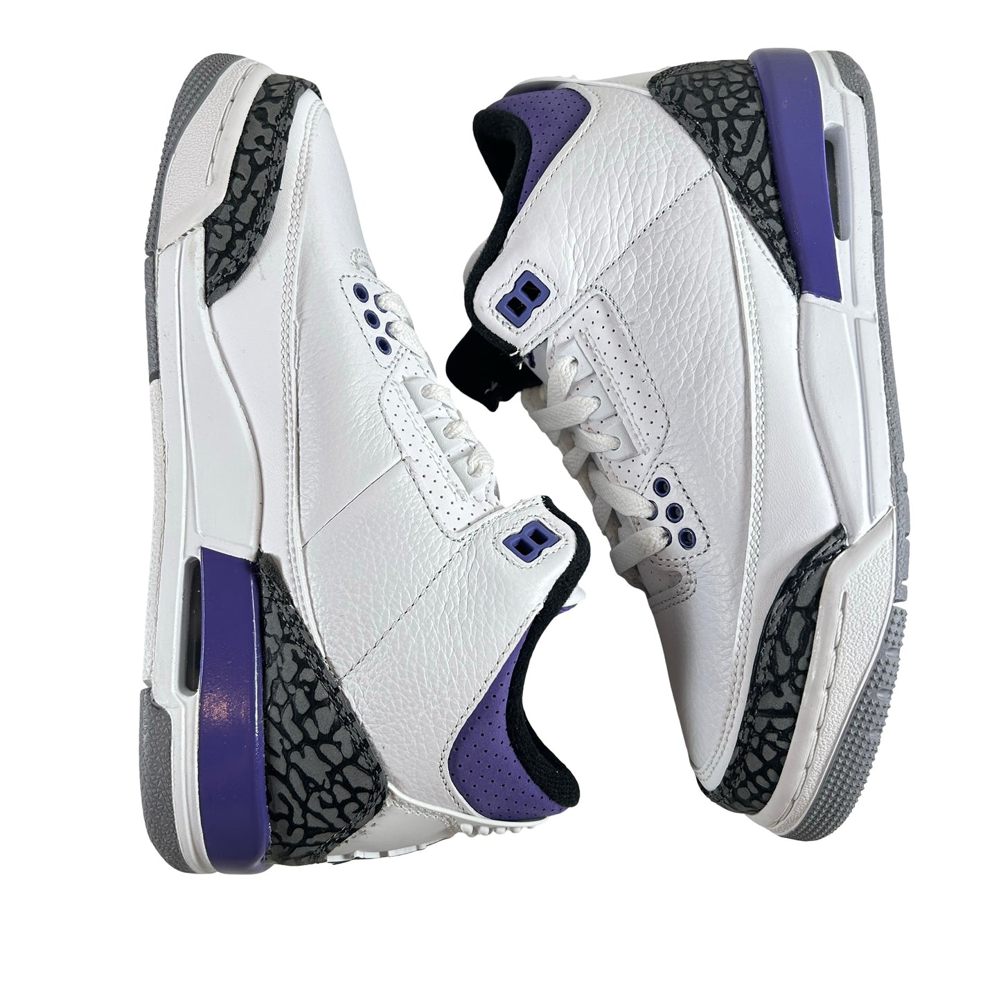 DM0967 105 Jordan 3 Retro Dark Iris (GS) [CONDITIONAL] - 4.5 Y (Factory Defects)