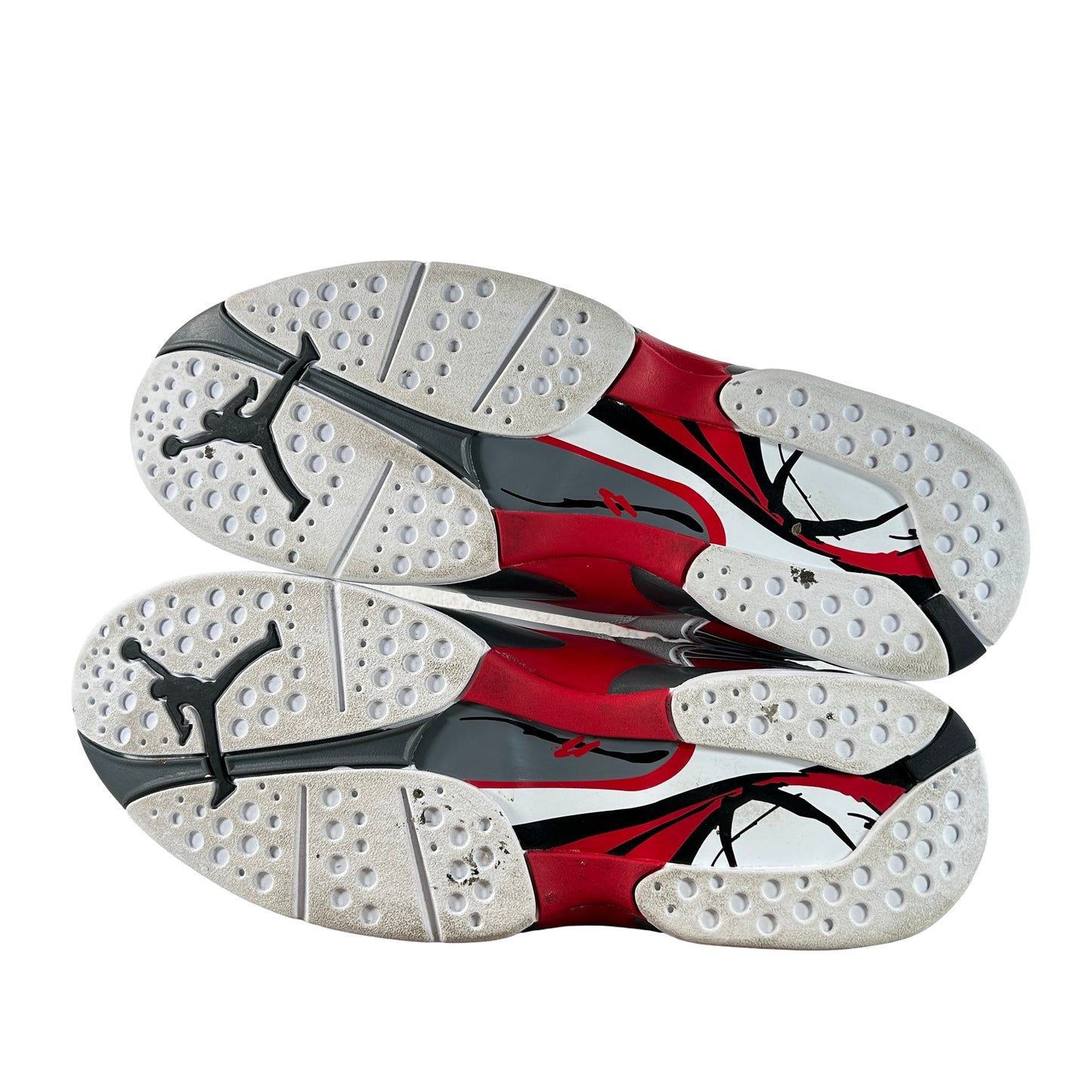 305381 100 Jordan 8 Retro White True Red (2025) [USED] - 13 M (Used2)