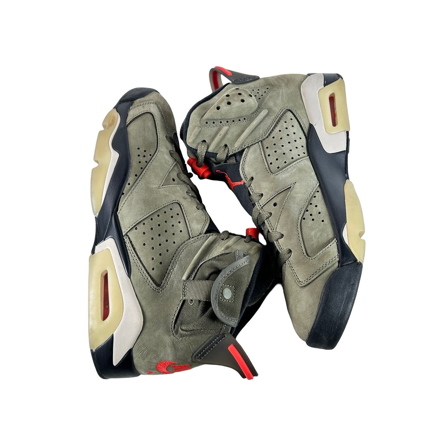 CN1084 200 Jordan 6 Retro Travis Scott [USED] - 8 M (Used) (No Box)