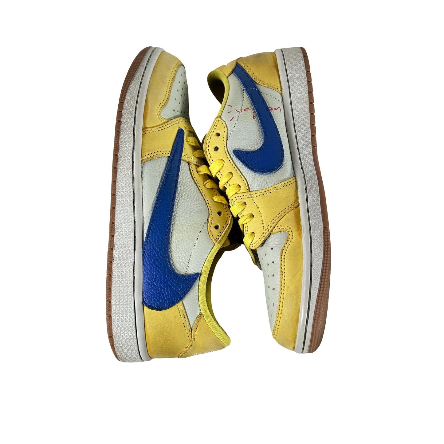 DZ4137 700 Jordan 1 Retro Low OG SP Travis Scott Canary (Women's) [USED] - 9 W (Used4)