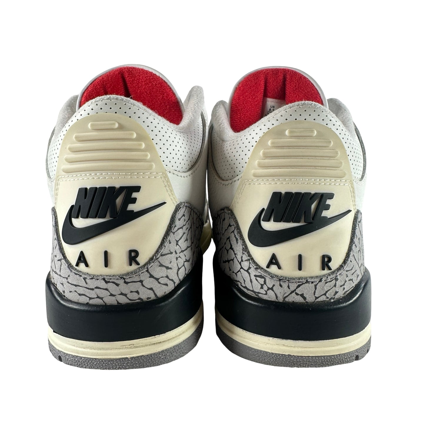 DN3707 100 Jordan 3 Retro White Cement Reimagined [USED] - 8.5 M (Used9)