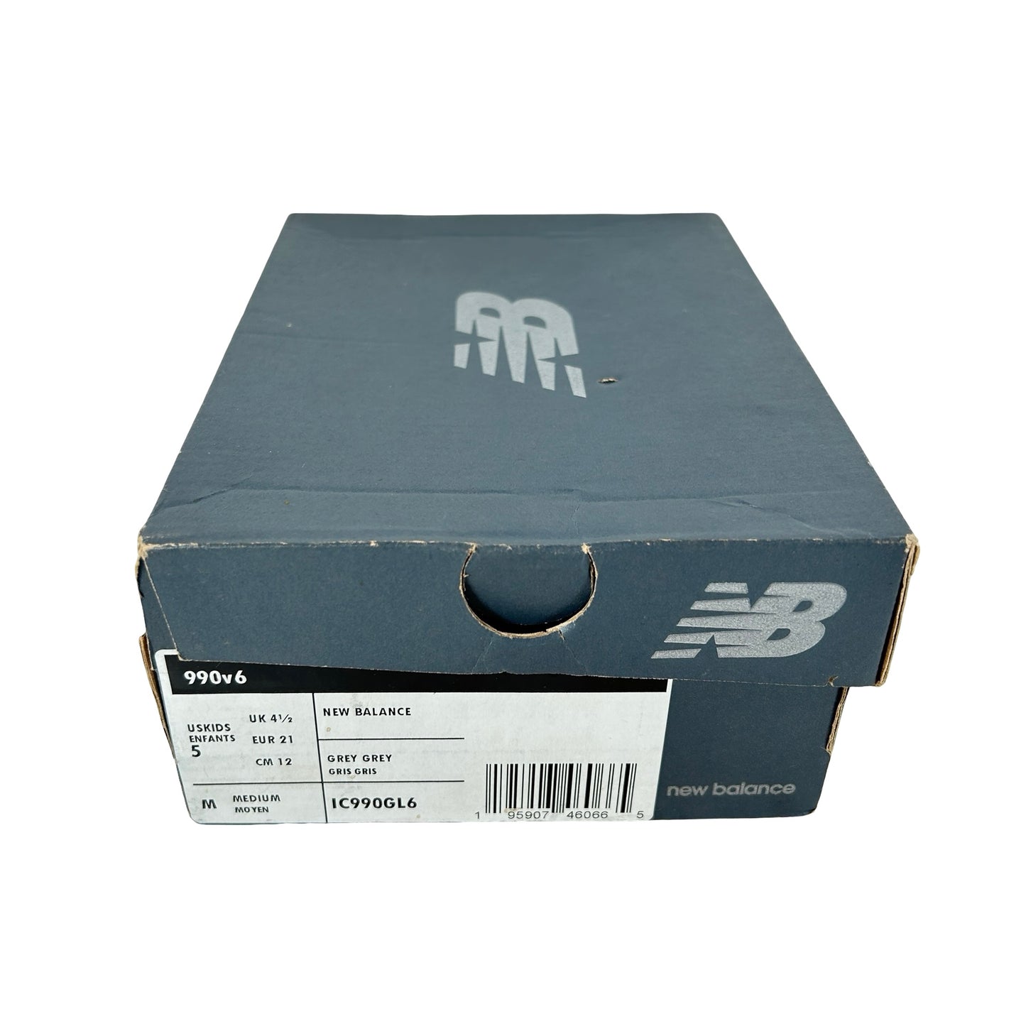 IC990GL6 New Balance 990v6 Grey Silver (TD) [USED] - 5 C (Used)
