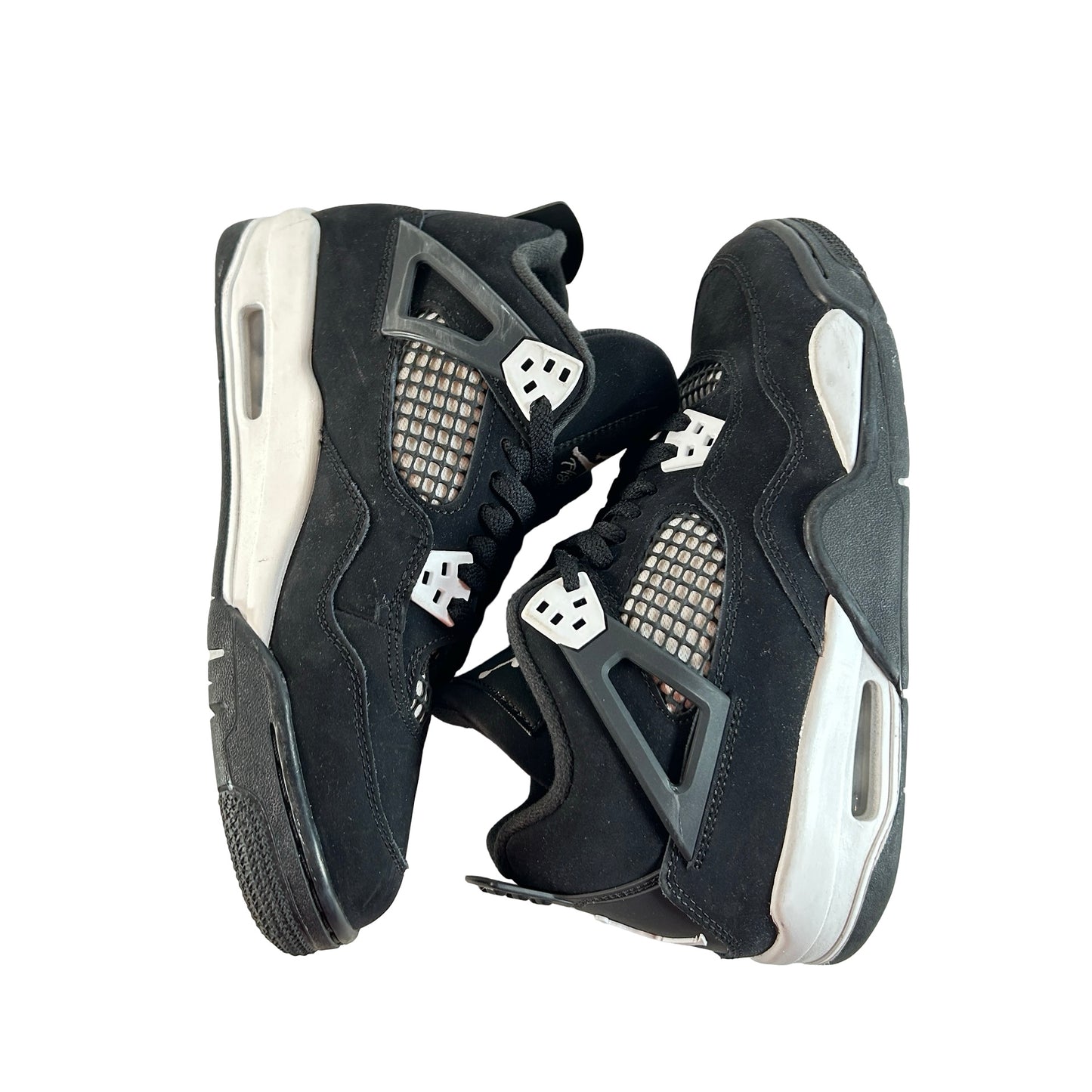 FQ8213 001 Jordan 4 Retro White Thunder (GS) [USED] - 7 Y (Used4)