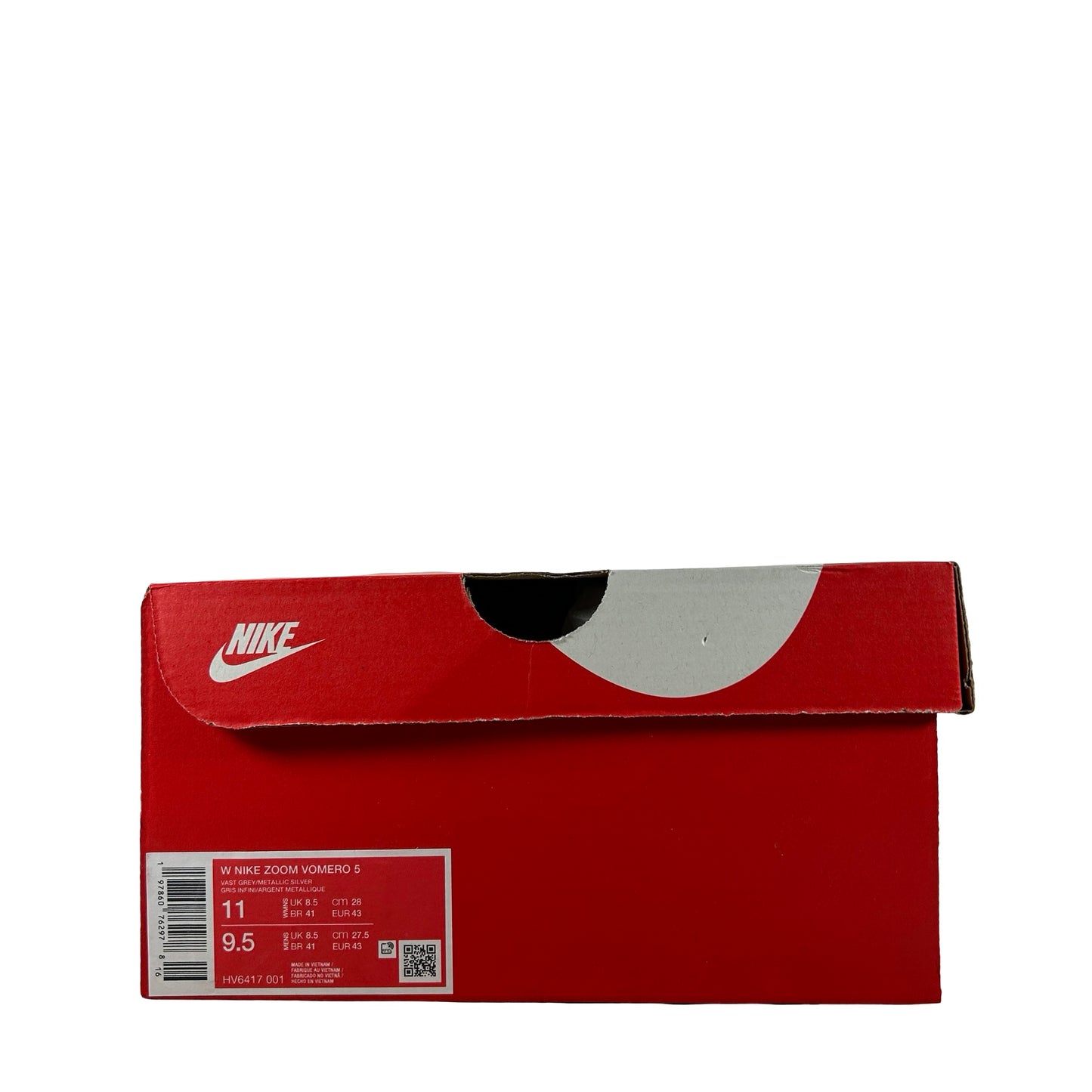 HV6417 001 Nike Zoom Vomero 5 Metallic Silver Platinum Violet (W) [USED] - 11 W (Used)
