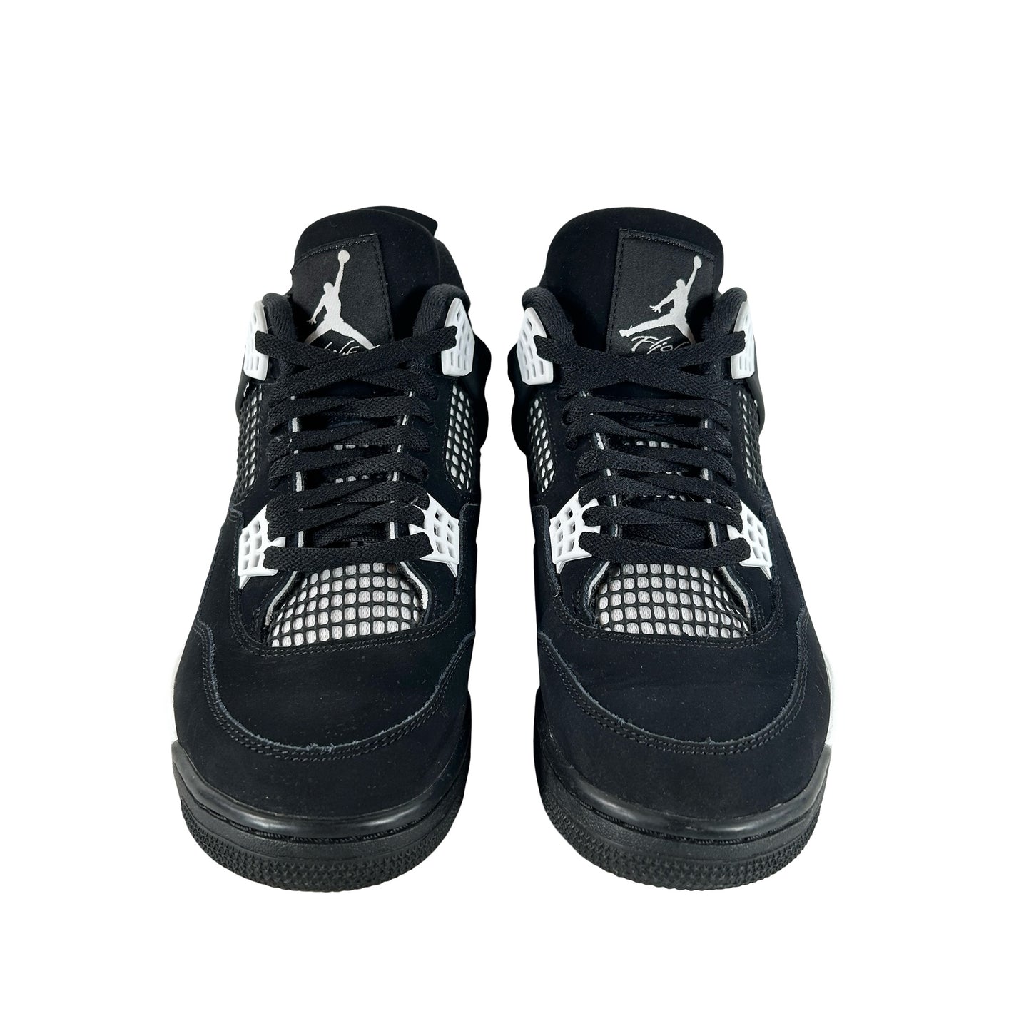 FQ8138 001  Jordan 4 Retro White Thunder [USED] - 10 M (Used10)