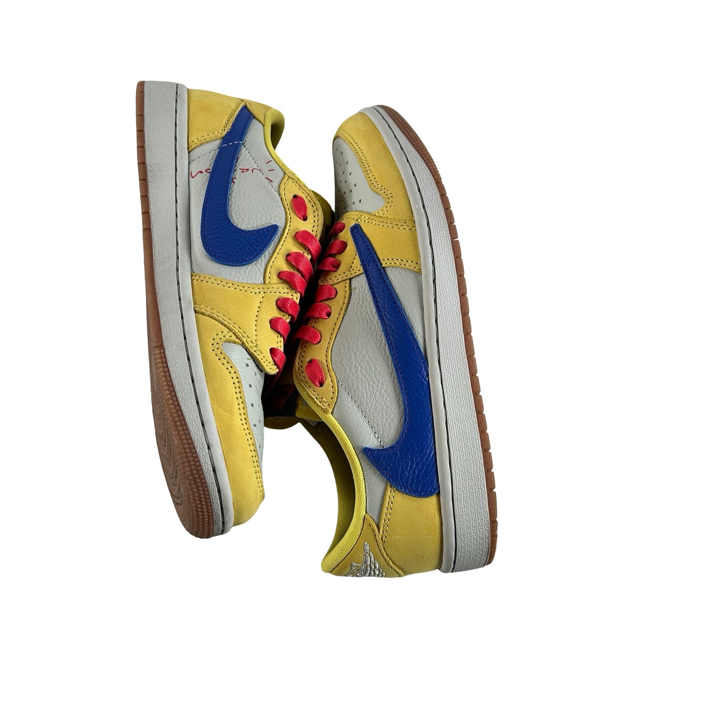 DZ4137 700 Jordan 1 Retro Low OG SP Travis Scott Canary (Women's) [USED] - 8.5 W (Used4)