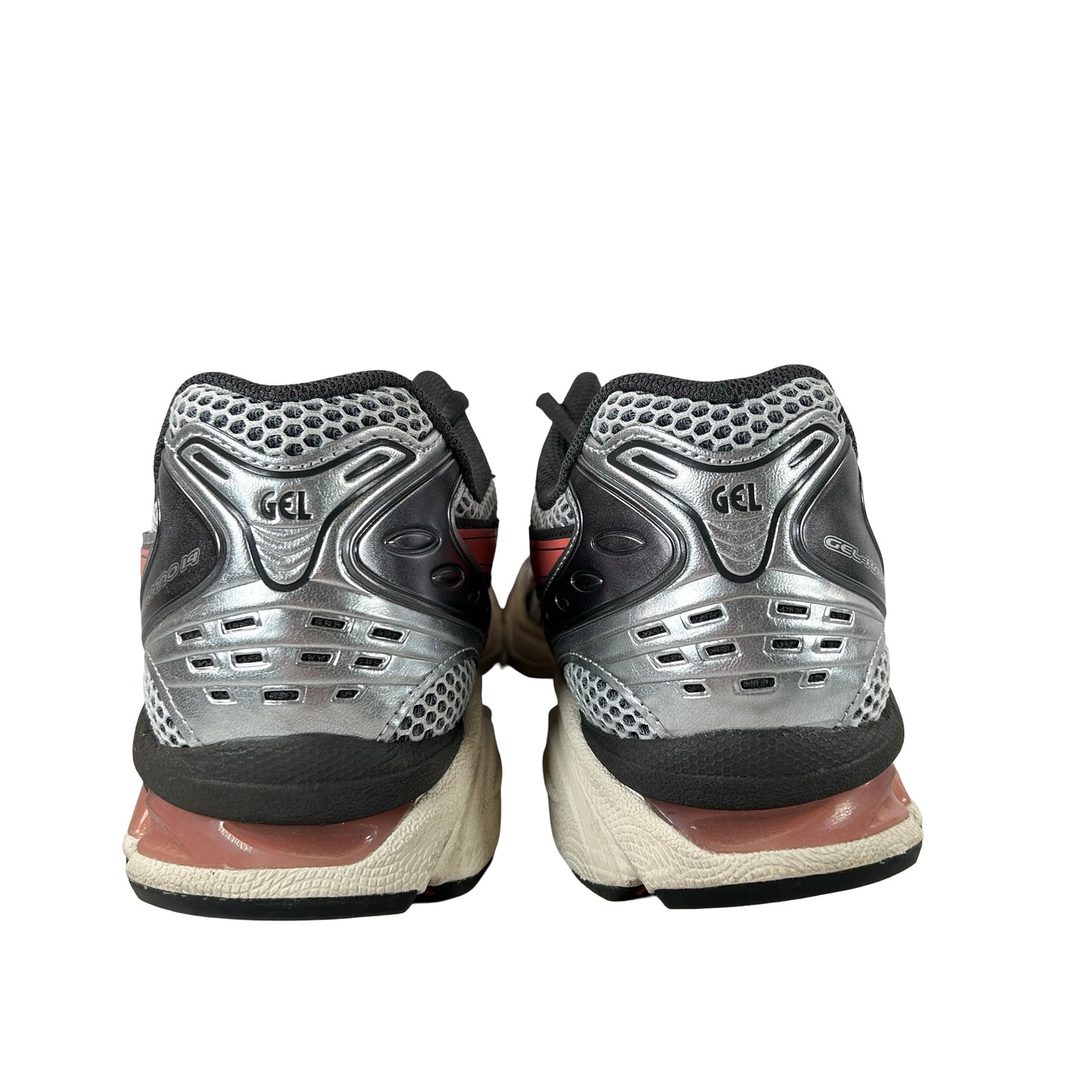 1203A740 101 ASICS Gel-Kayano 14 Silver Papaya [USED] - 11 M (Used)