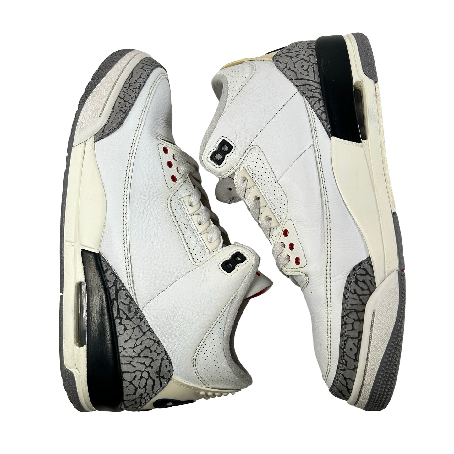 DN3707 100 Jordan 3 Retro White Cement Reimagined [USED] - 10 M (Used13)