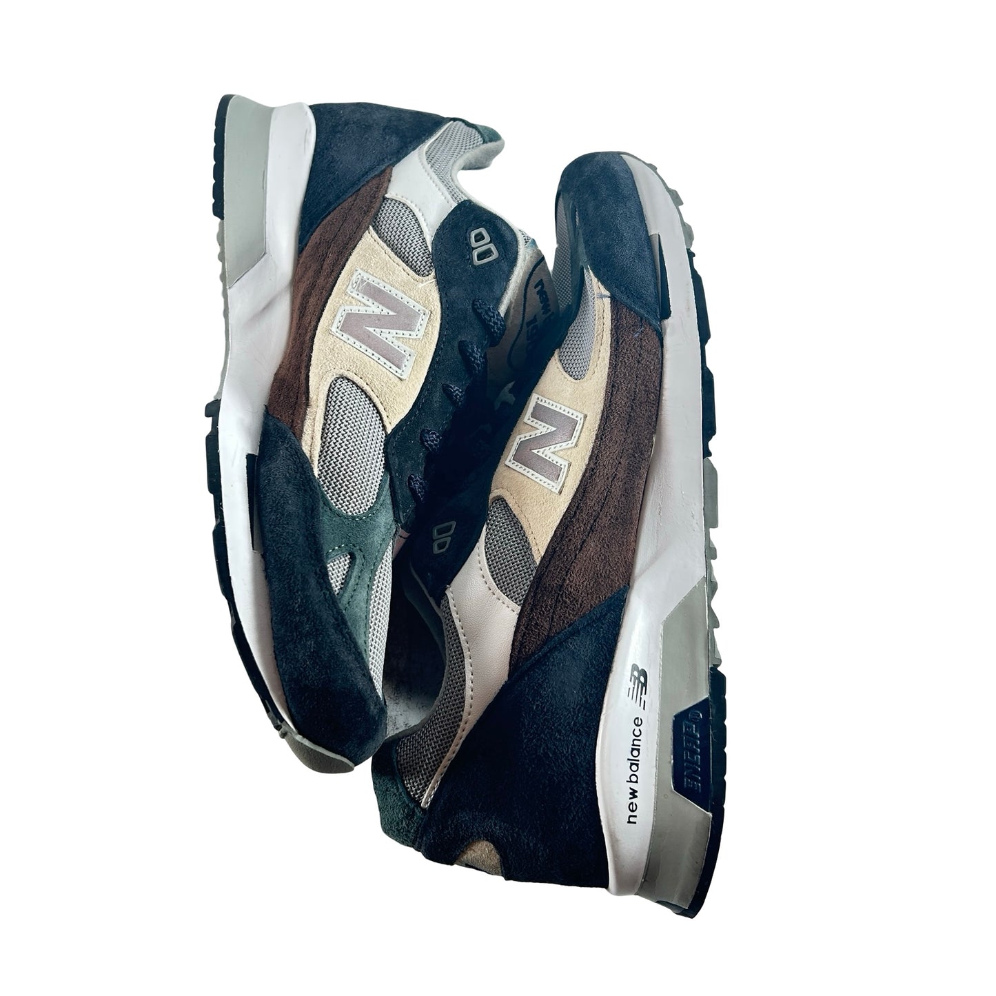 M9915SP New Balance 991.5 Made in England Beige Brown Navy [USED] - 10.5 M (Used) (No Box)