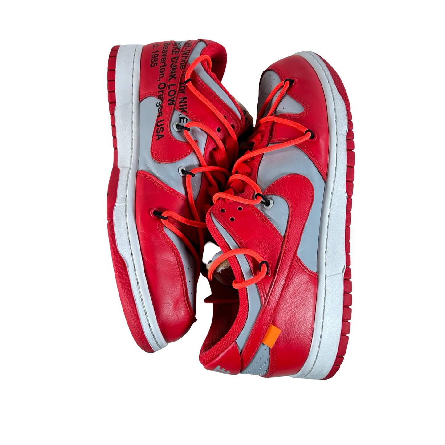 CT0856 600 Dunk Low Off-White Red [USED] - 9 M (Used3)