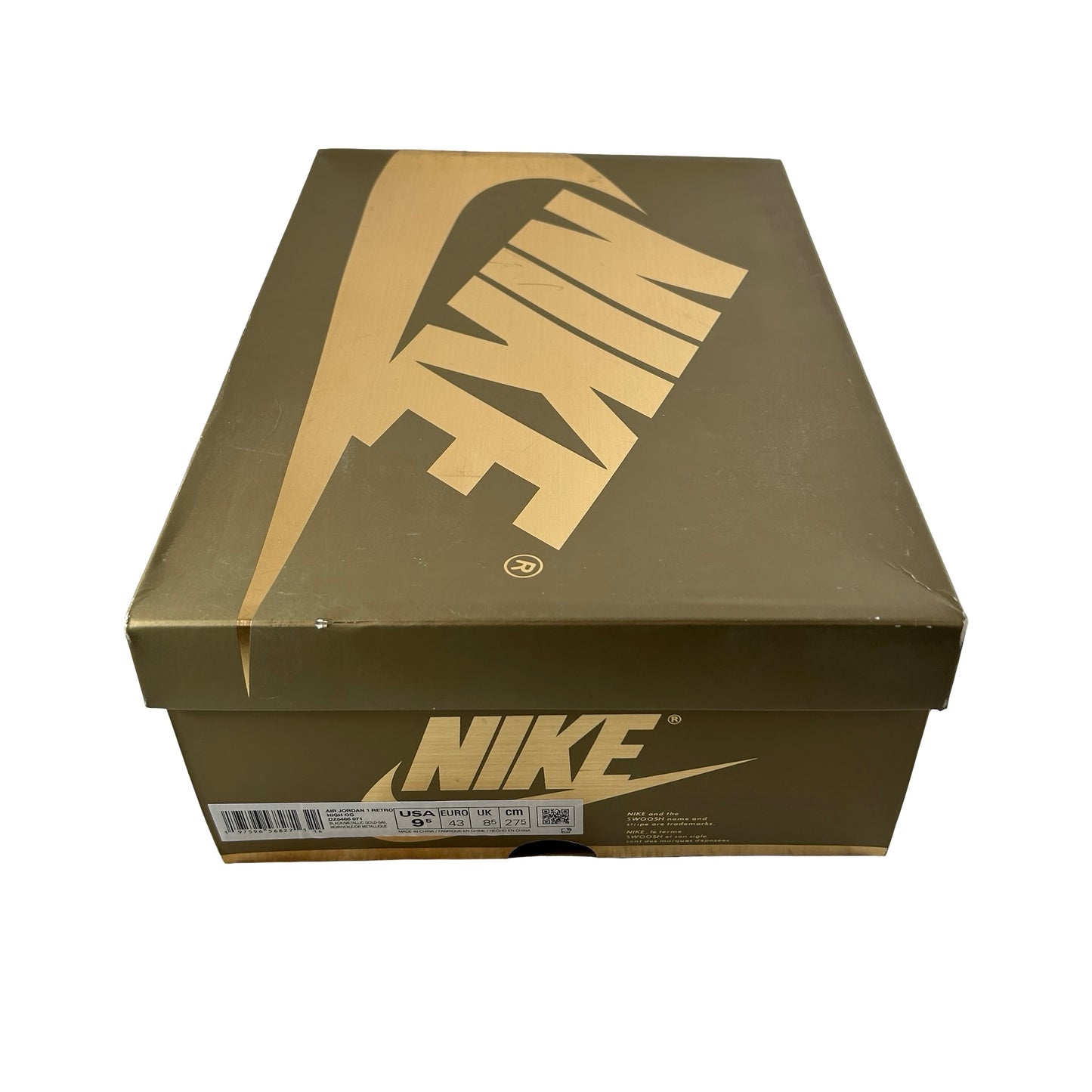 DZ5485 071 Jordan 1 Retro High OG Black Metallic Gold [USED] - 9.5 M (Used)