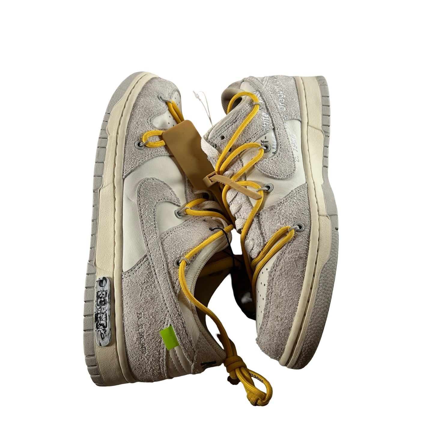 DJ0950 109 Nike Dunk Low Off-White Lot 39 [USED] - 9 M (Used)