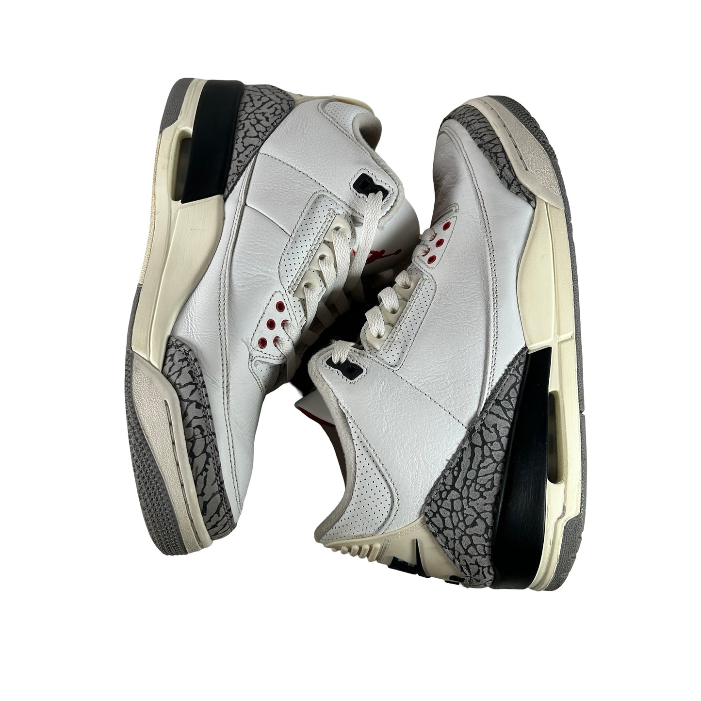 DN3707 100 Jordan 3 Retro White Cement Reimagined [USED] - 9.5 M (Used26)