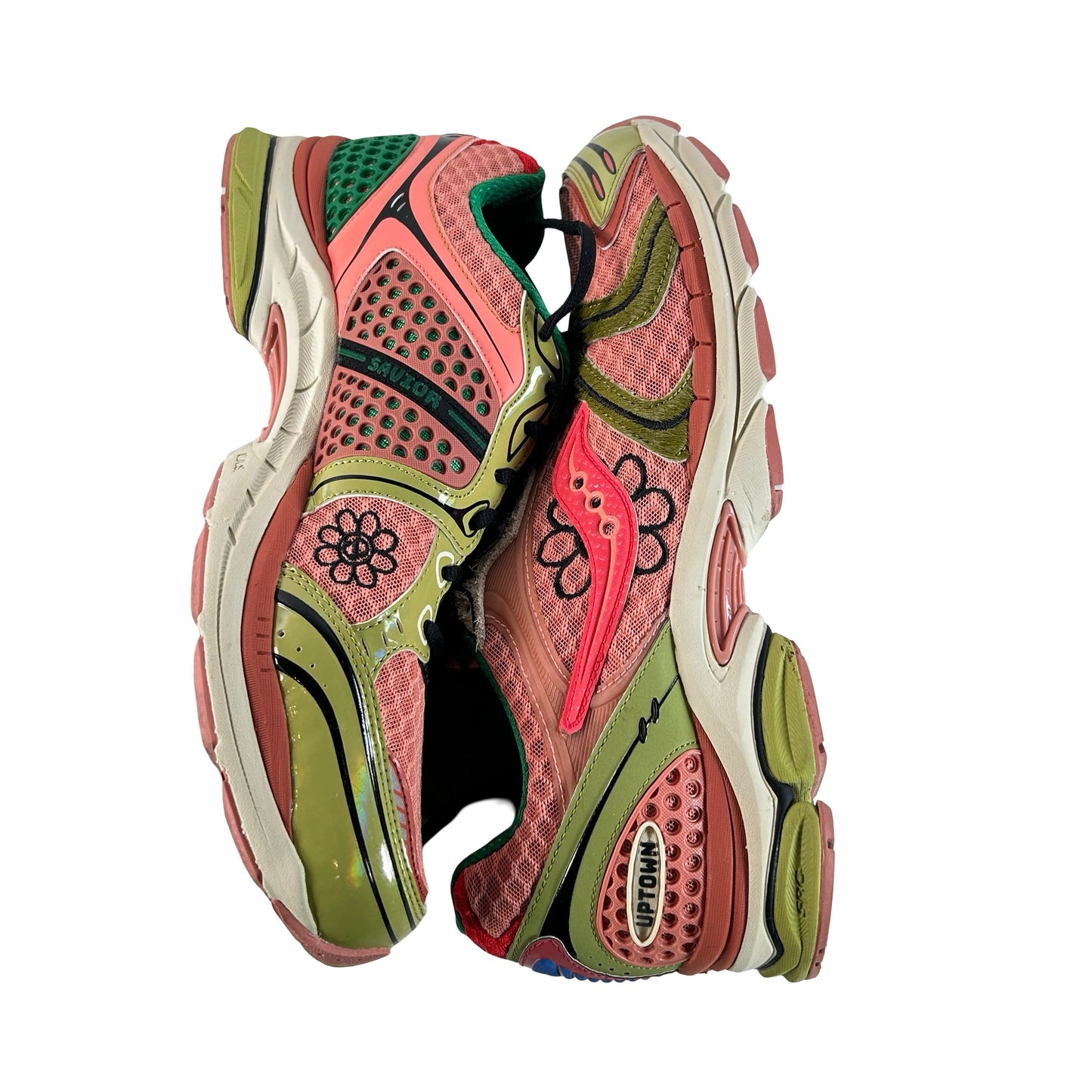 S70966 2 Saucony ProGrid Triumph 4 Jae Tips Flowers Grow Uptown Virginia Creeper [USED] - 13 M (Used)