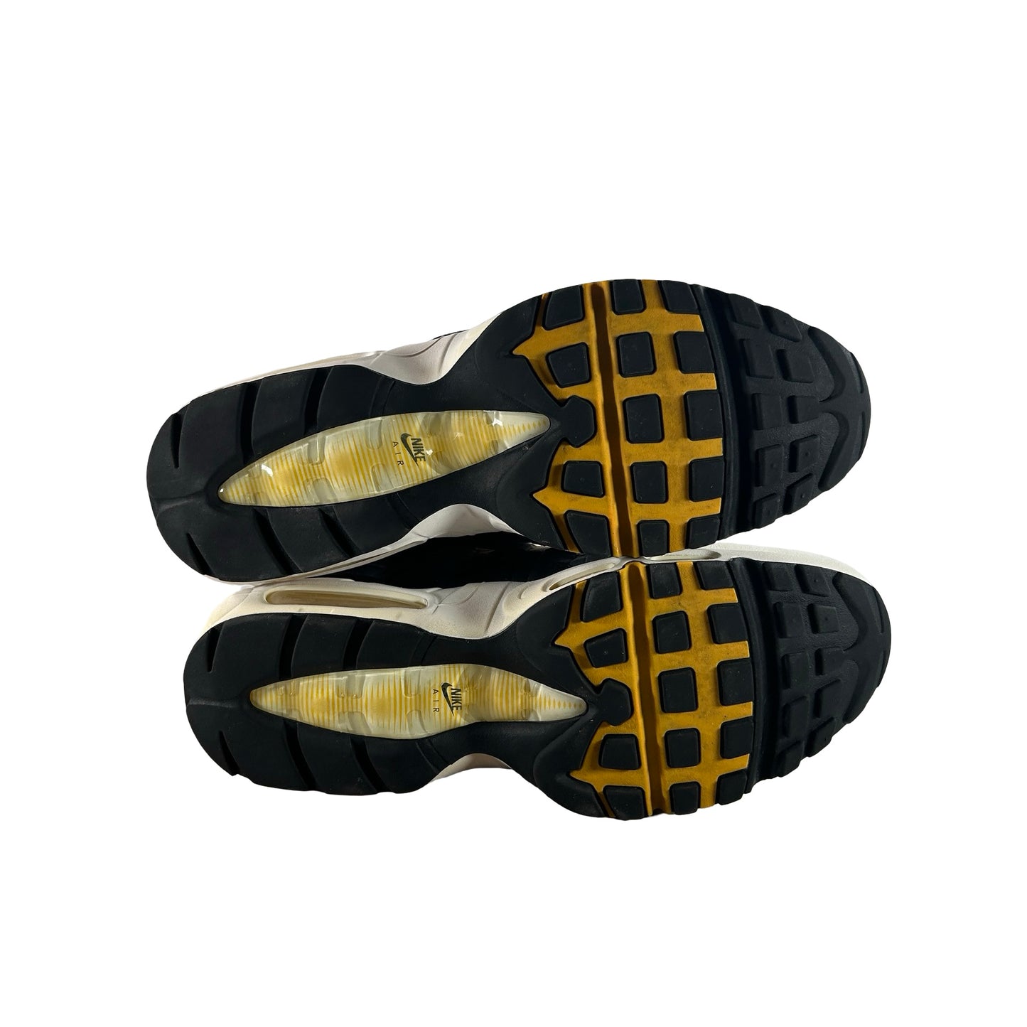 CD7495 100 Nike Air Max 95 White Amarillo Dark Grey [USED] - 9.5 M (Used)