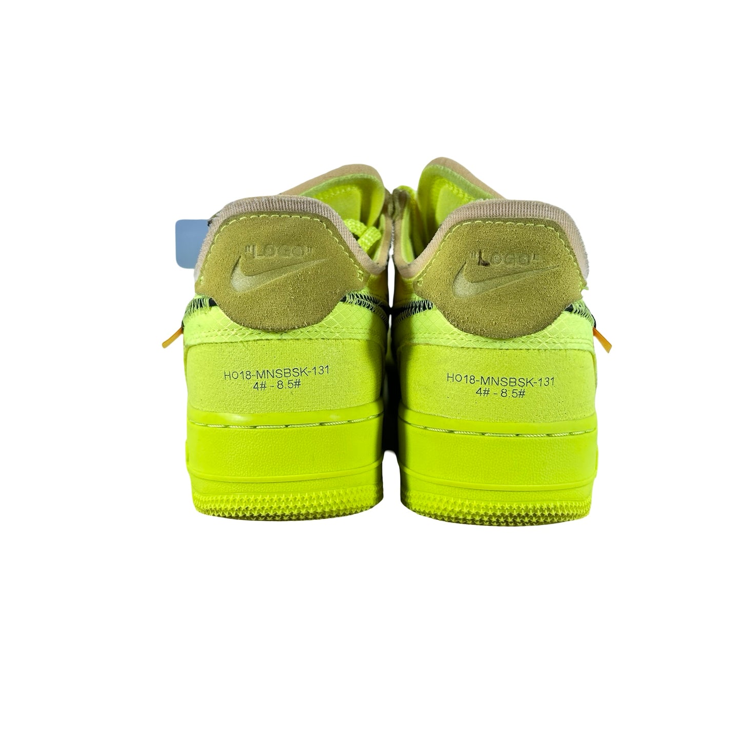 AO4606 700 Nike Air Force 1 Low Off-White Volt [USED] - 7.5 M (Used2)