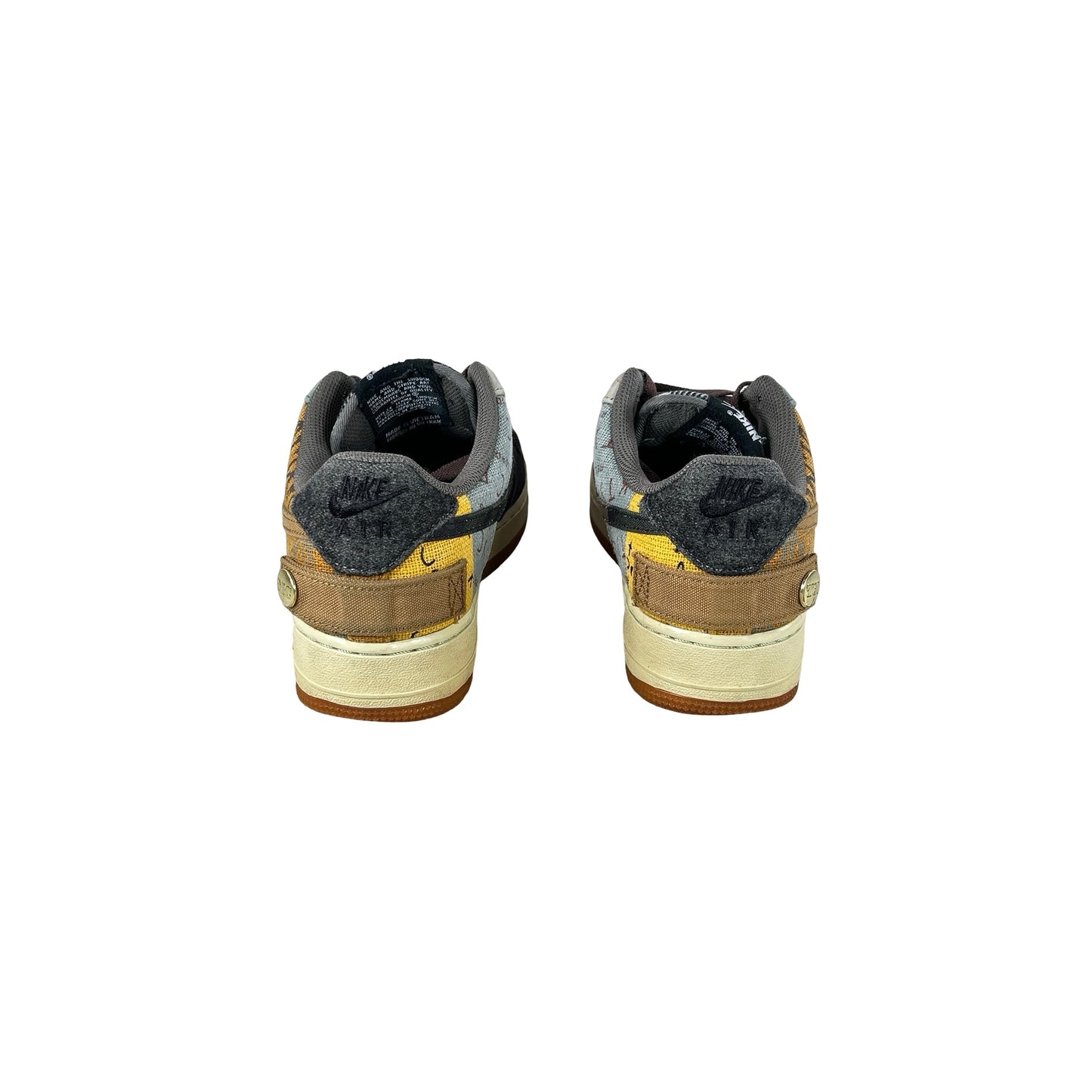 CN2405 900 Nike Air Force 1 Low Travis Scott Cactus Jack [USED] - 7 M (Used)