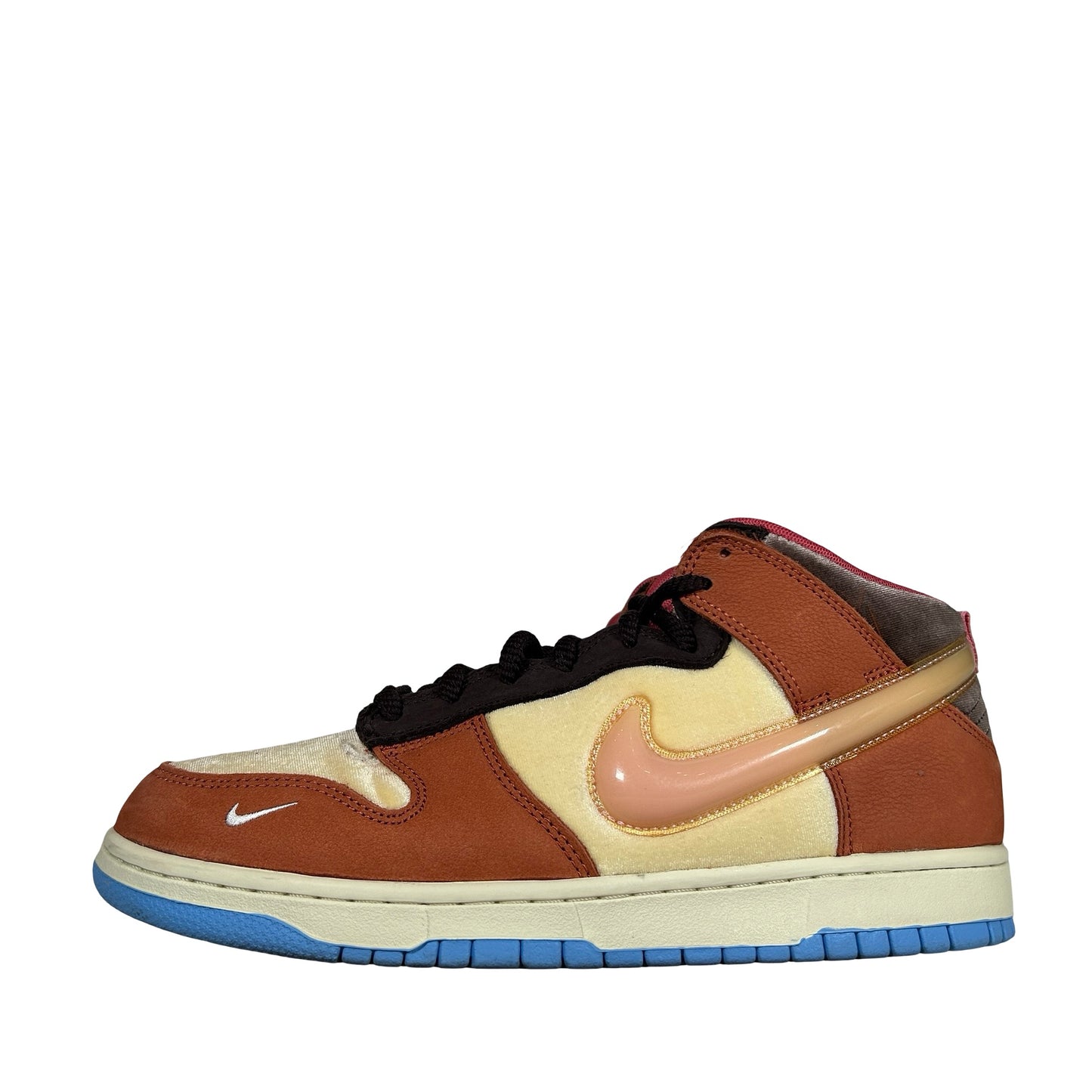 DJ1173 700 Nike Dunk Mid Social Status Free Lunch Chocolate Milk [USED] - 9.5 M (Used) (Replace Box)
